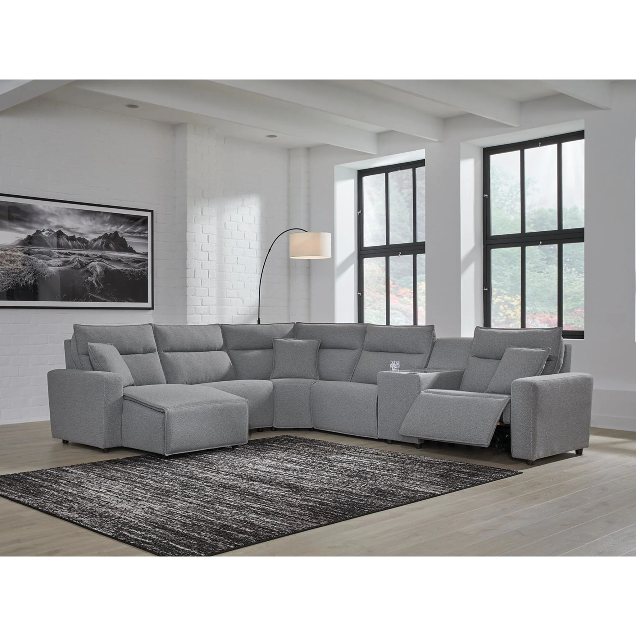 Modmax II 6 Piece Modular Power Reclining Sectional with Chaise - Image 19