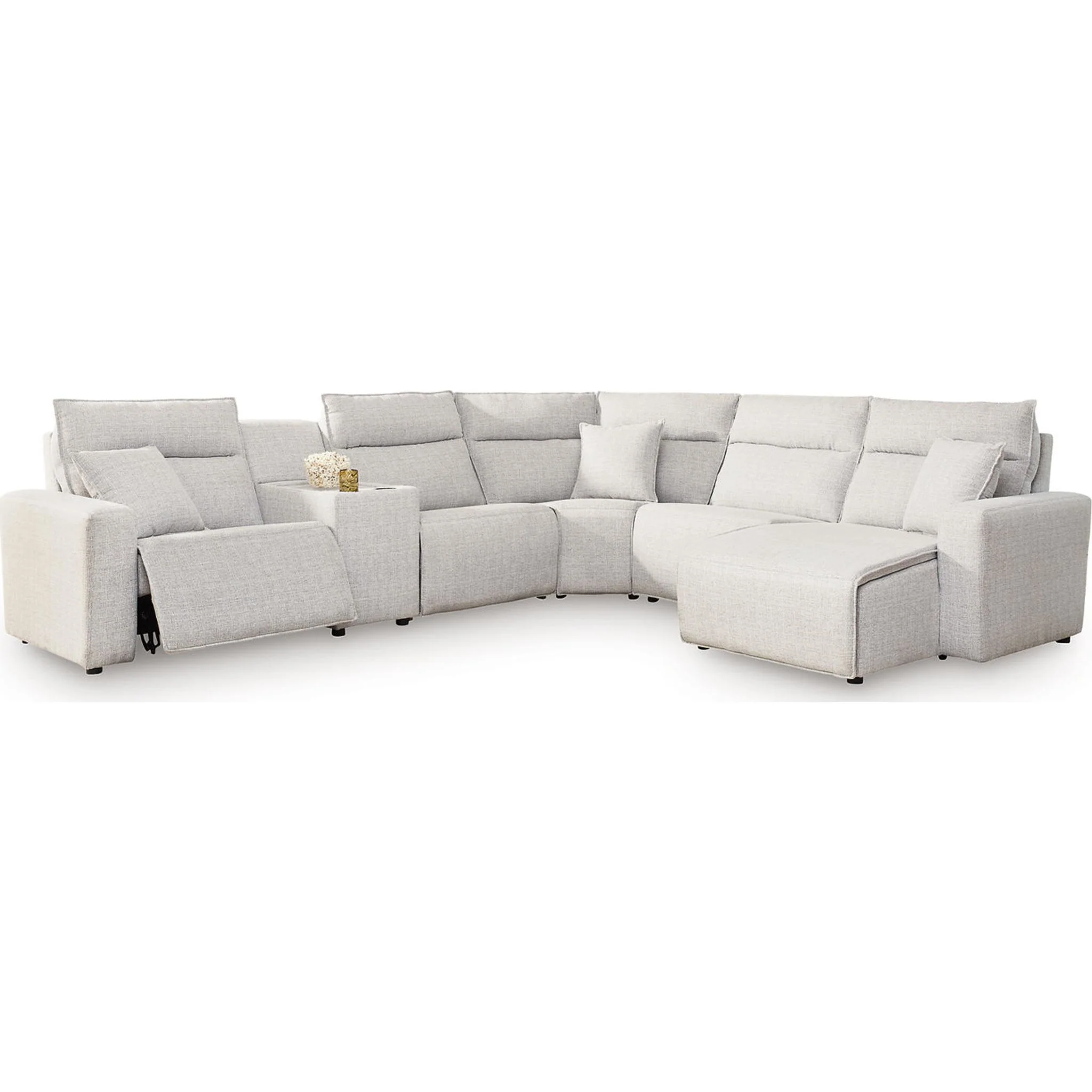 Modmax II 6 Piece Modular Power Reclining Sectional with Chaise - Image 21