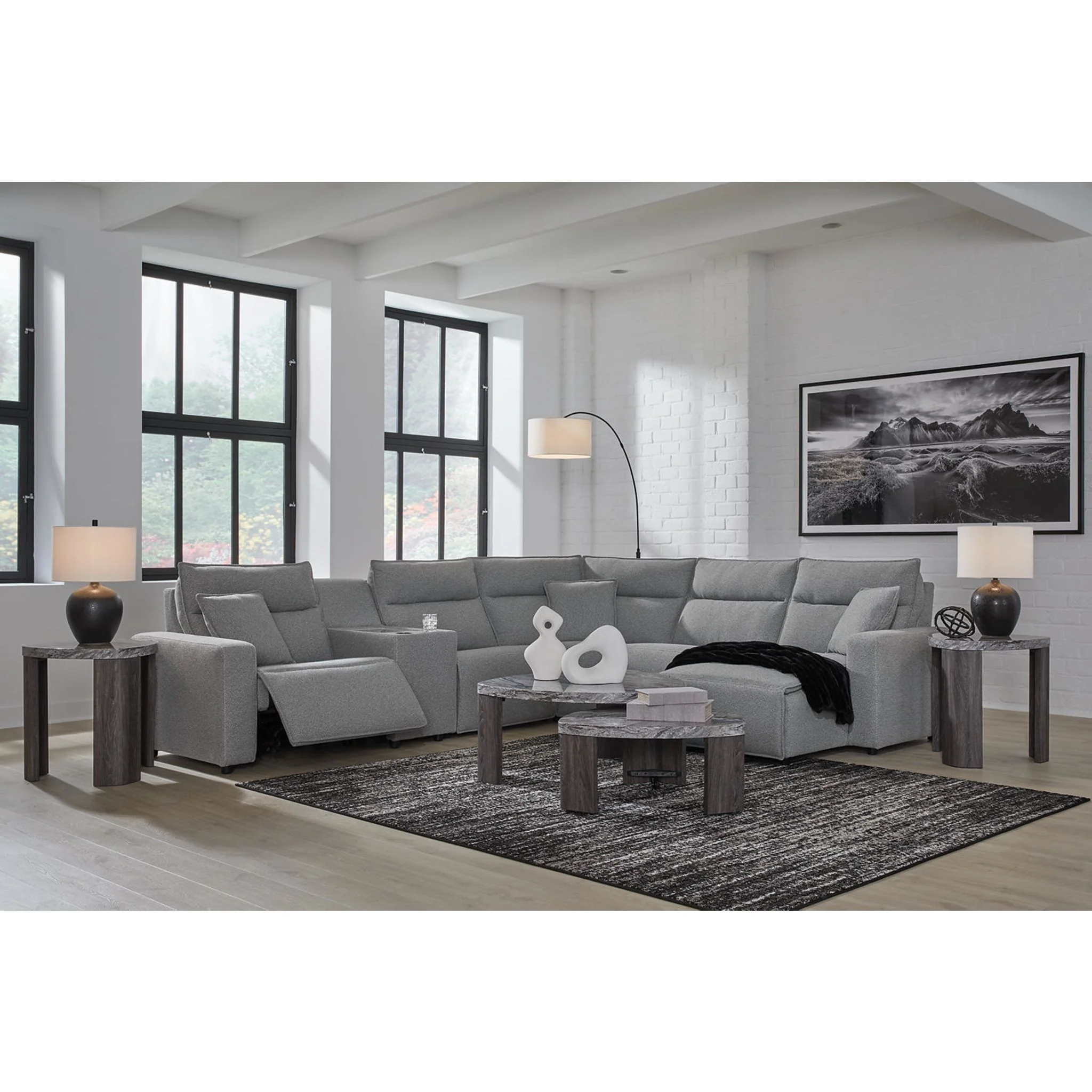 Modmax II 6 Piece Modular Power Reclining Sectional with Chaise - Image 4