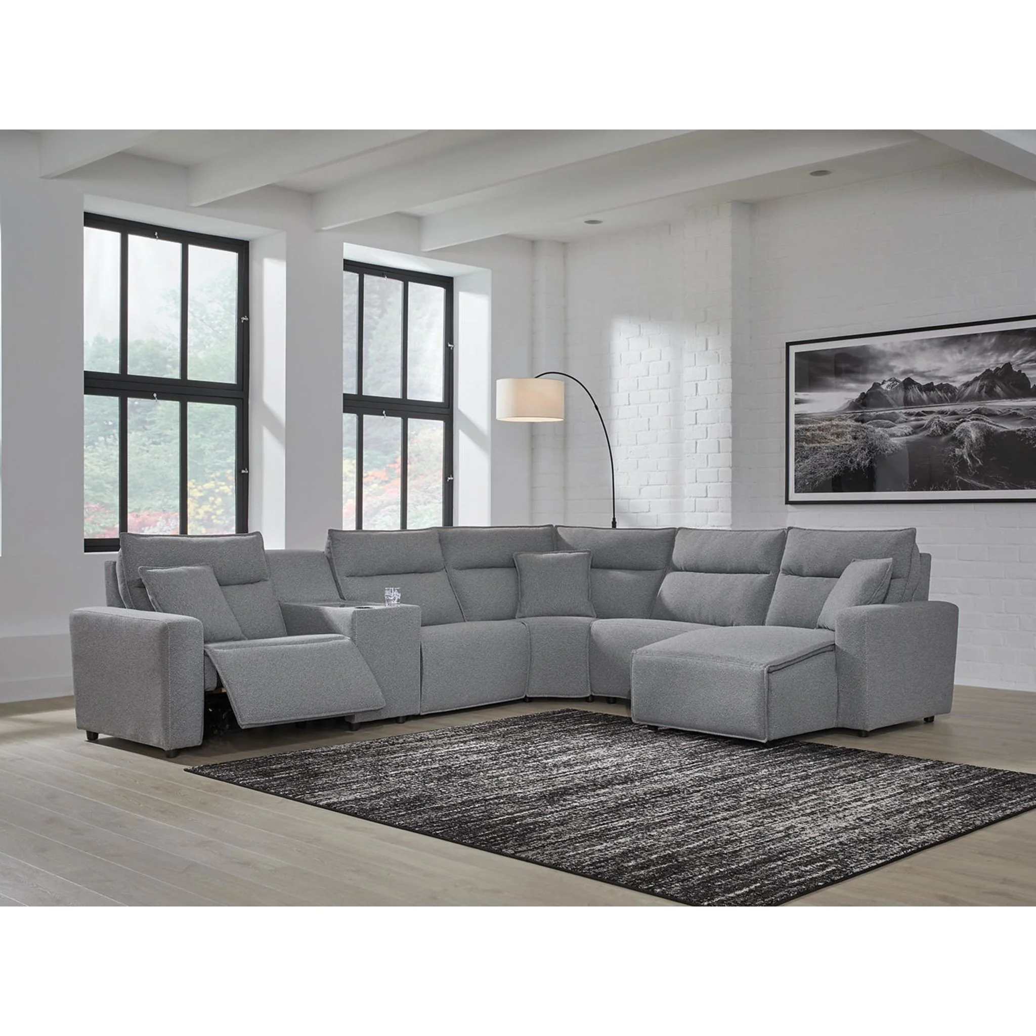 Modmax II 6 Piece Modular Power Reclining Sectional with Chaise - Image 9