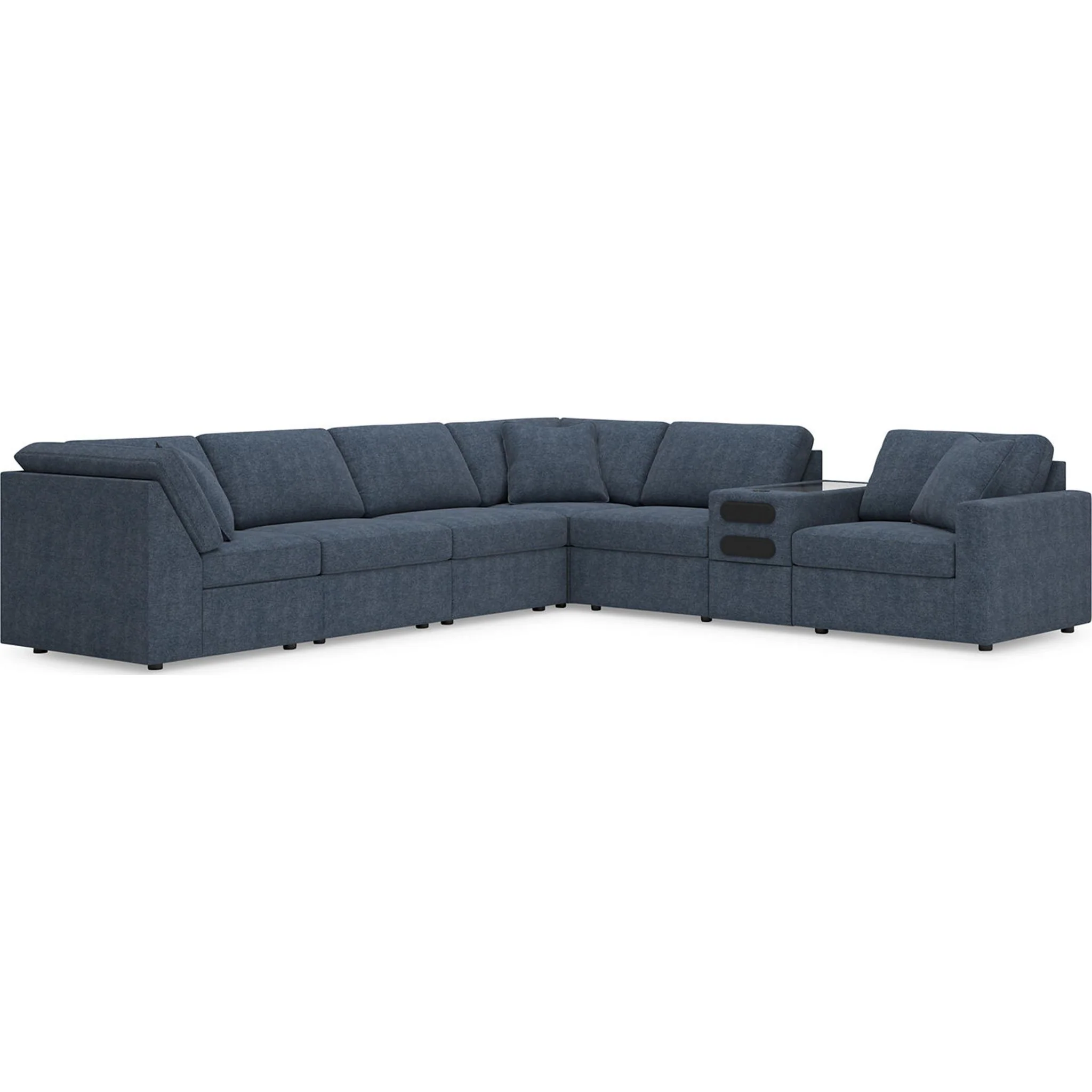 Modmax 7 Piece Modular Sectional with Audio Console - Image 12