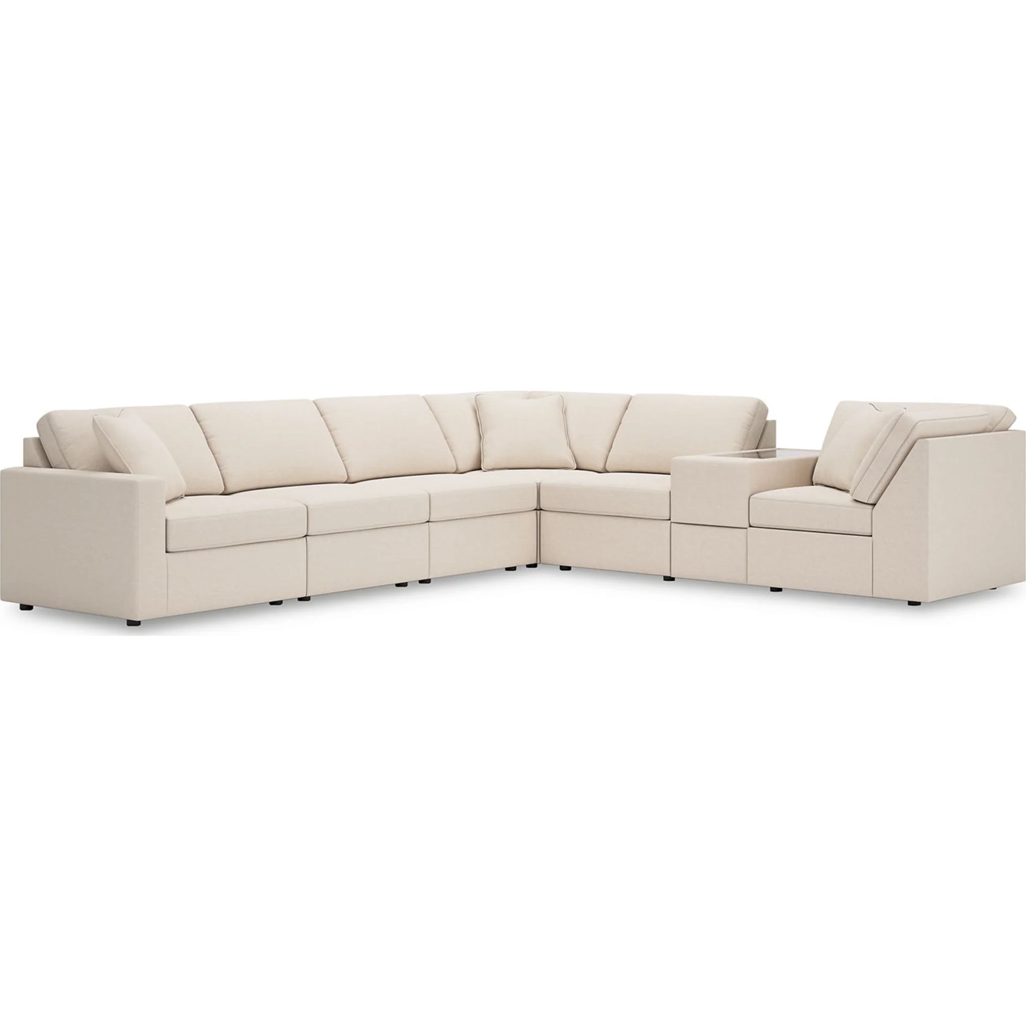 Modmax 7 Piece Modular Sectional with Storage Console - Image 14