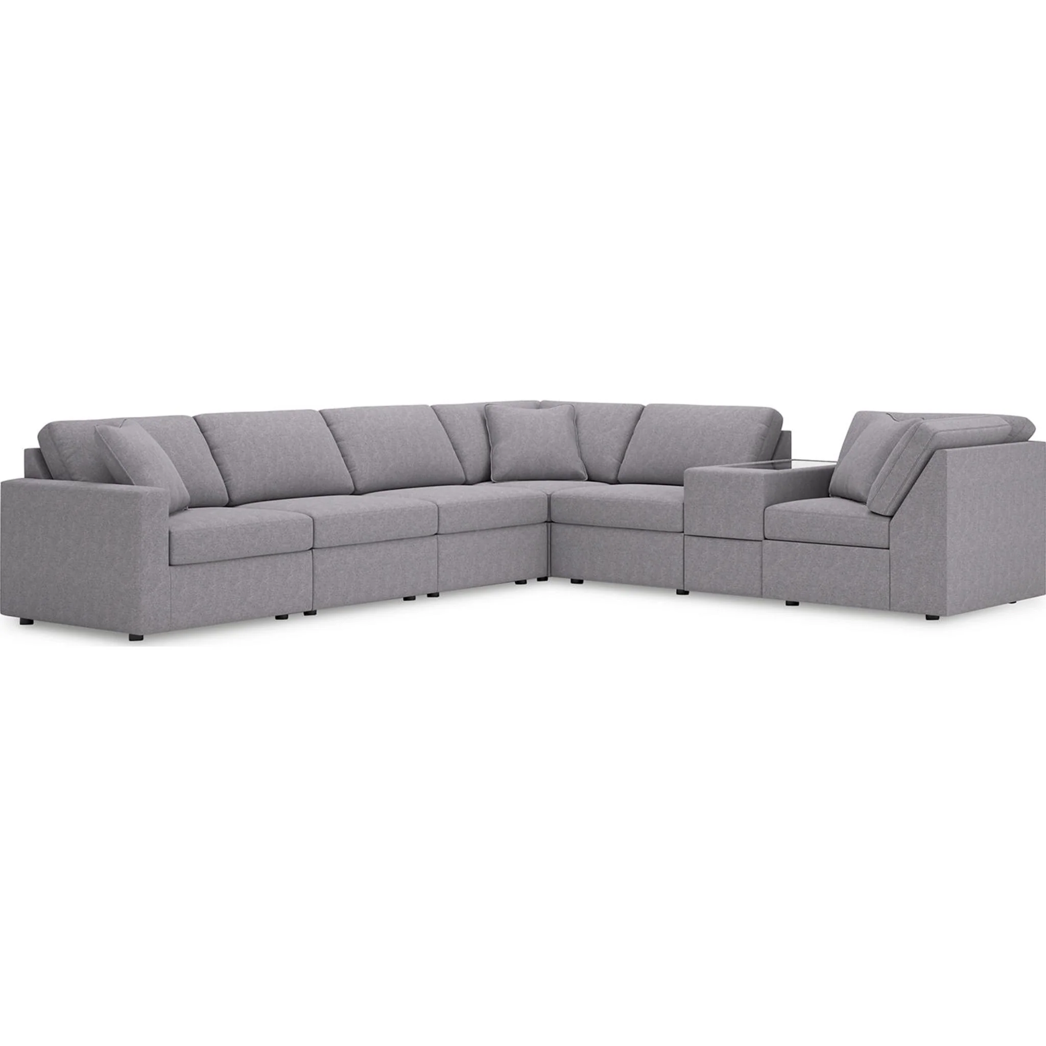 Modmax 7 Piece Modular Sectional with Storage Console - Image 2
