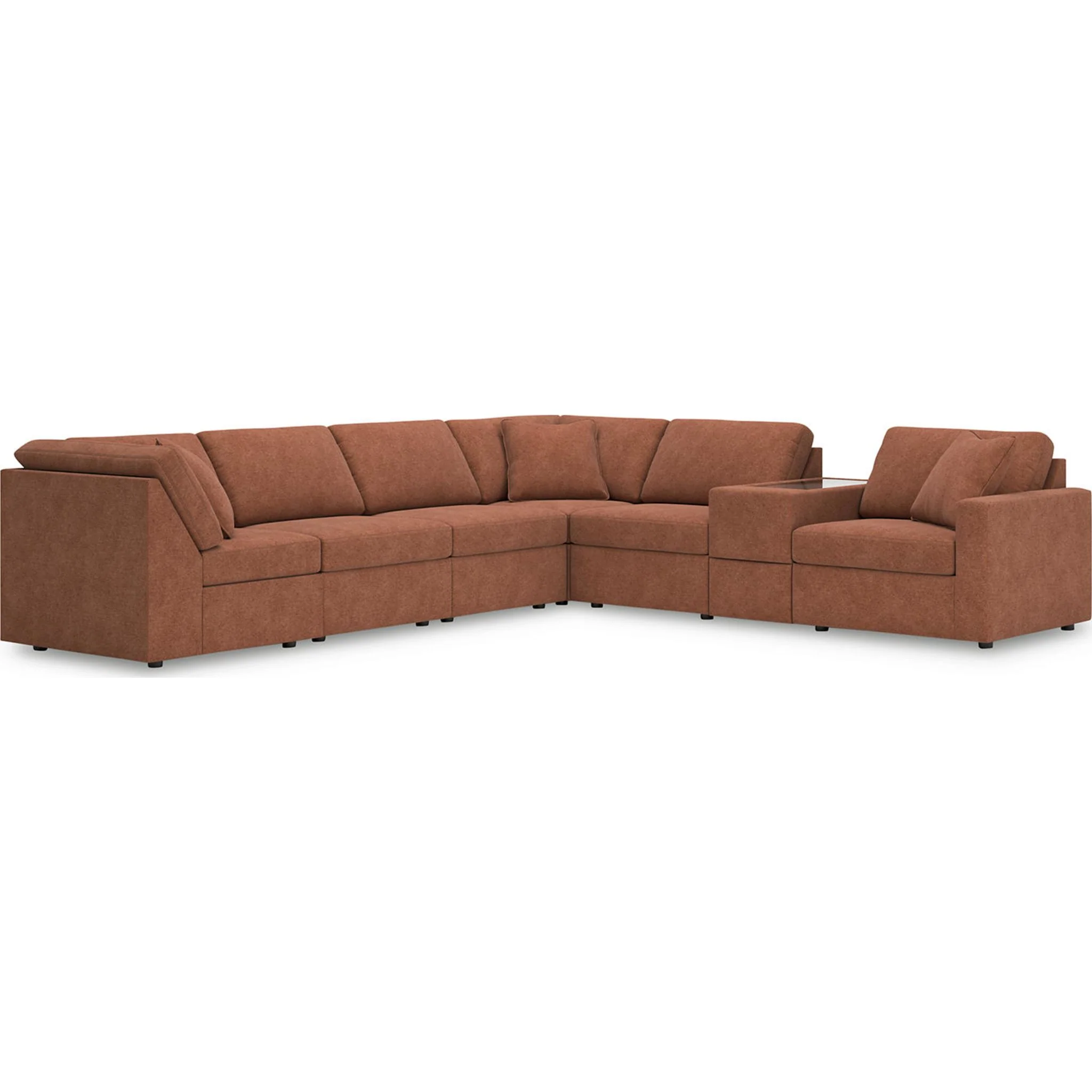 Modmax 7 Piece Modular Sectional with Storage Console - Image 16
