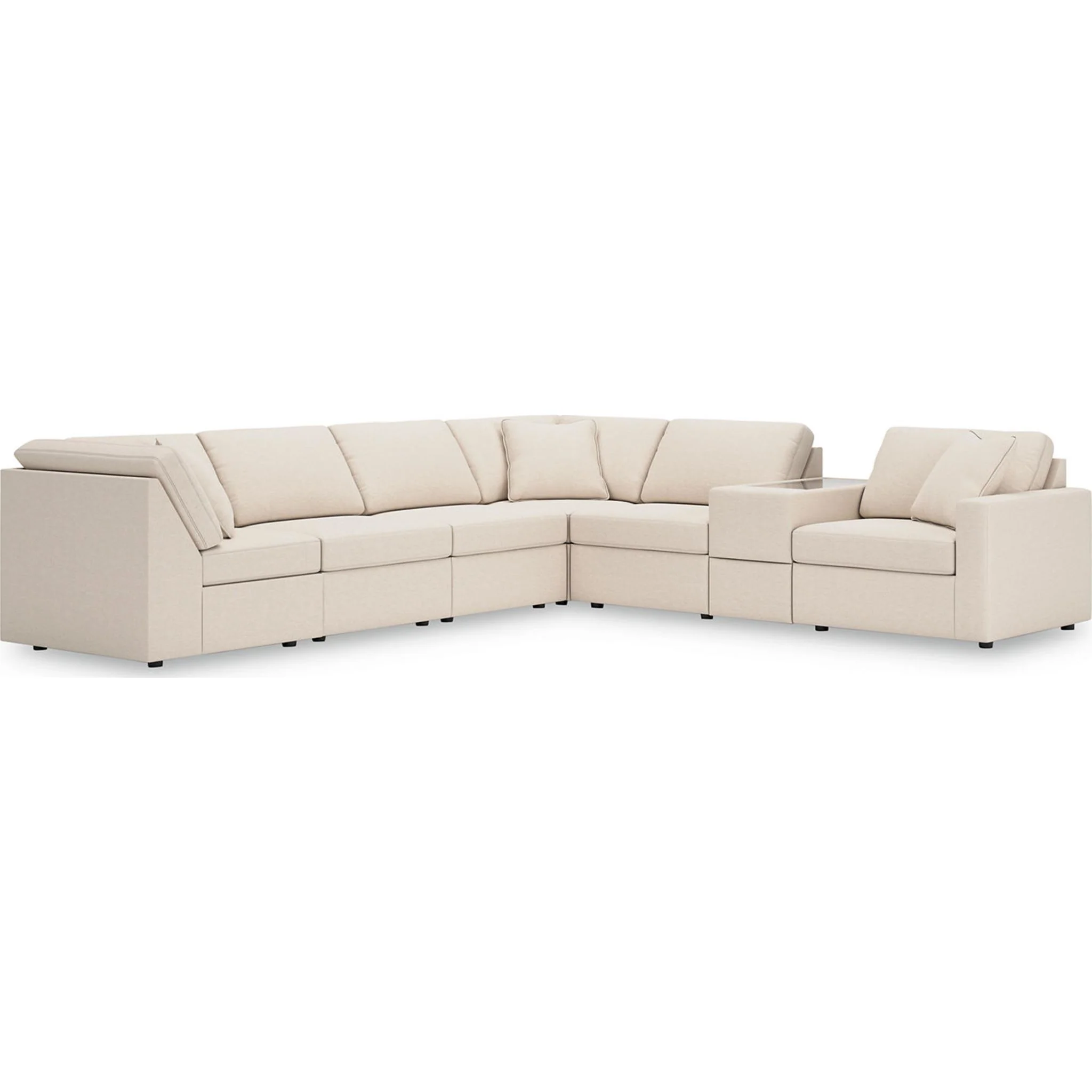 Modmax 7 Piece Modular Sectional with Storage Console - Image 6