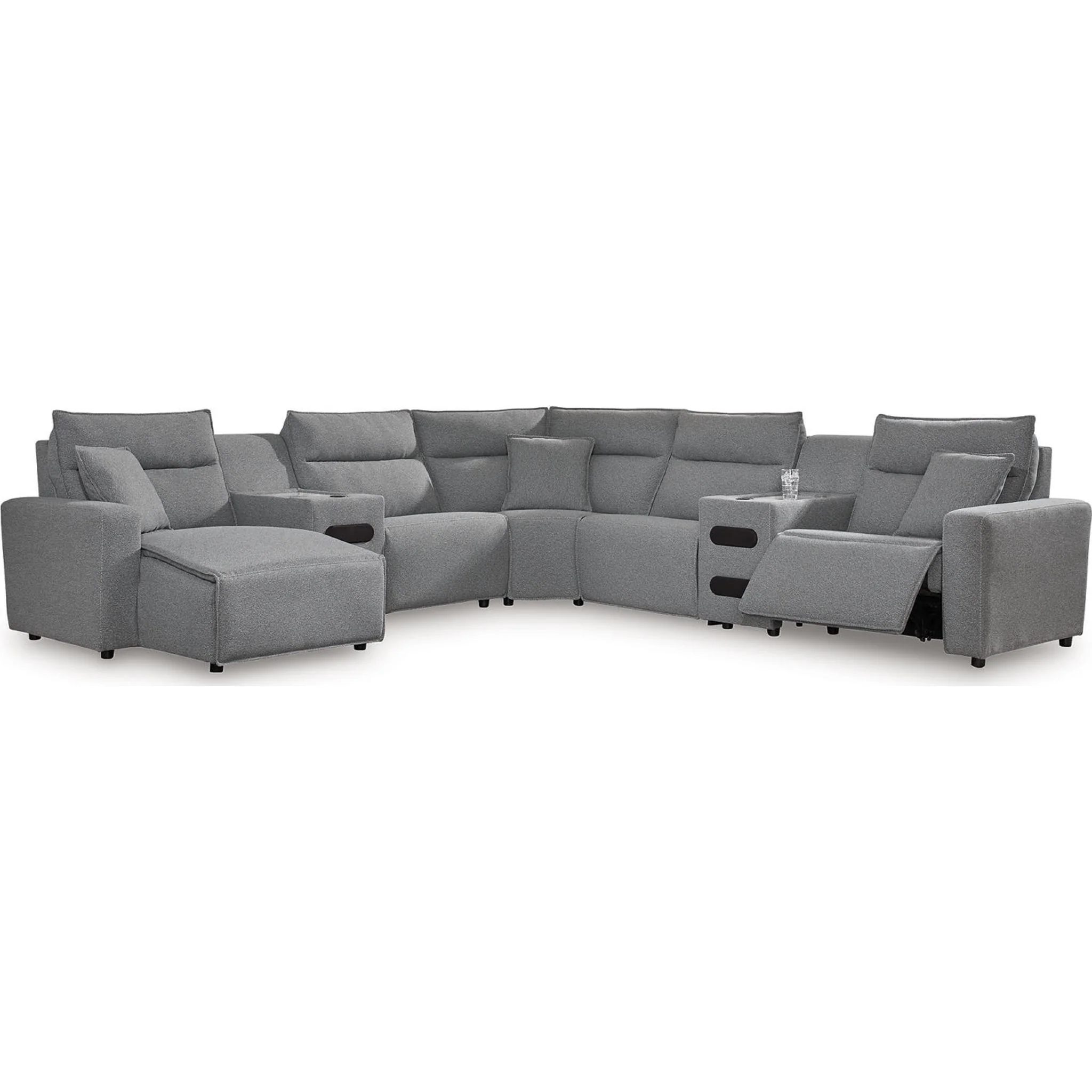 Modmax II 7 Piece Modular Power Reclining Sectional with Chaise - Image 18