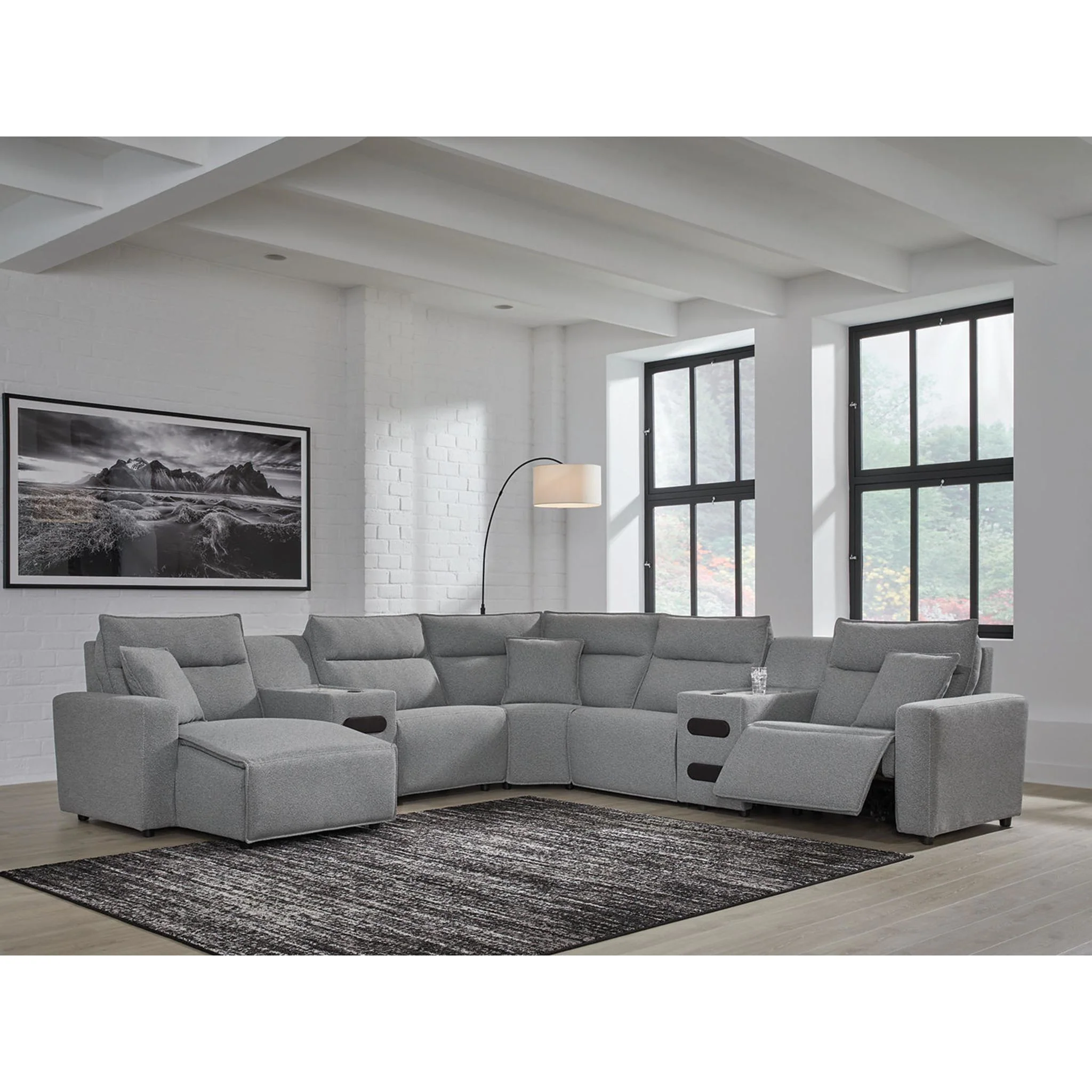 Modmax II 7 Piece Modular Power Reclining Sectional with Chaise - Image 19
