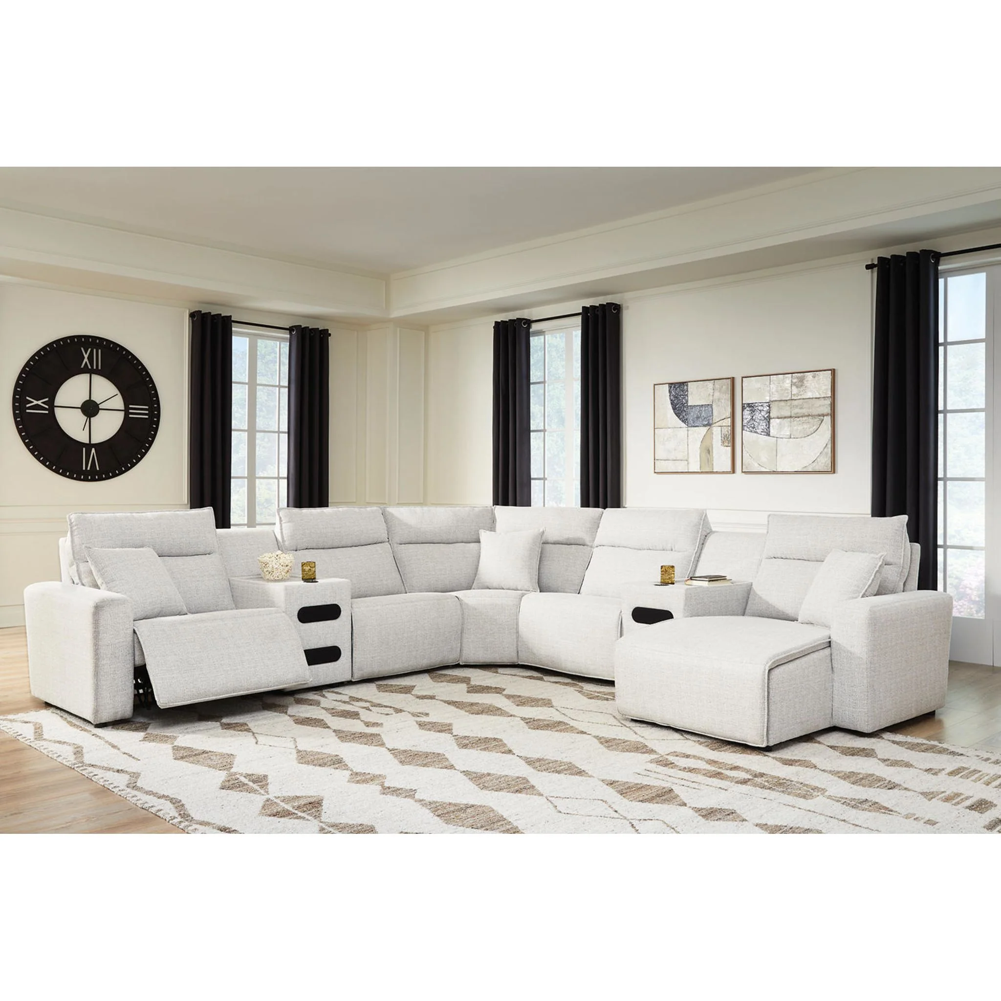 Modmax II 7 Piece Modular Power Reclining Sectional with Chaise - Image 29