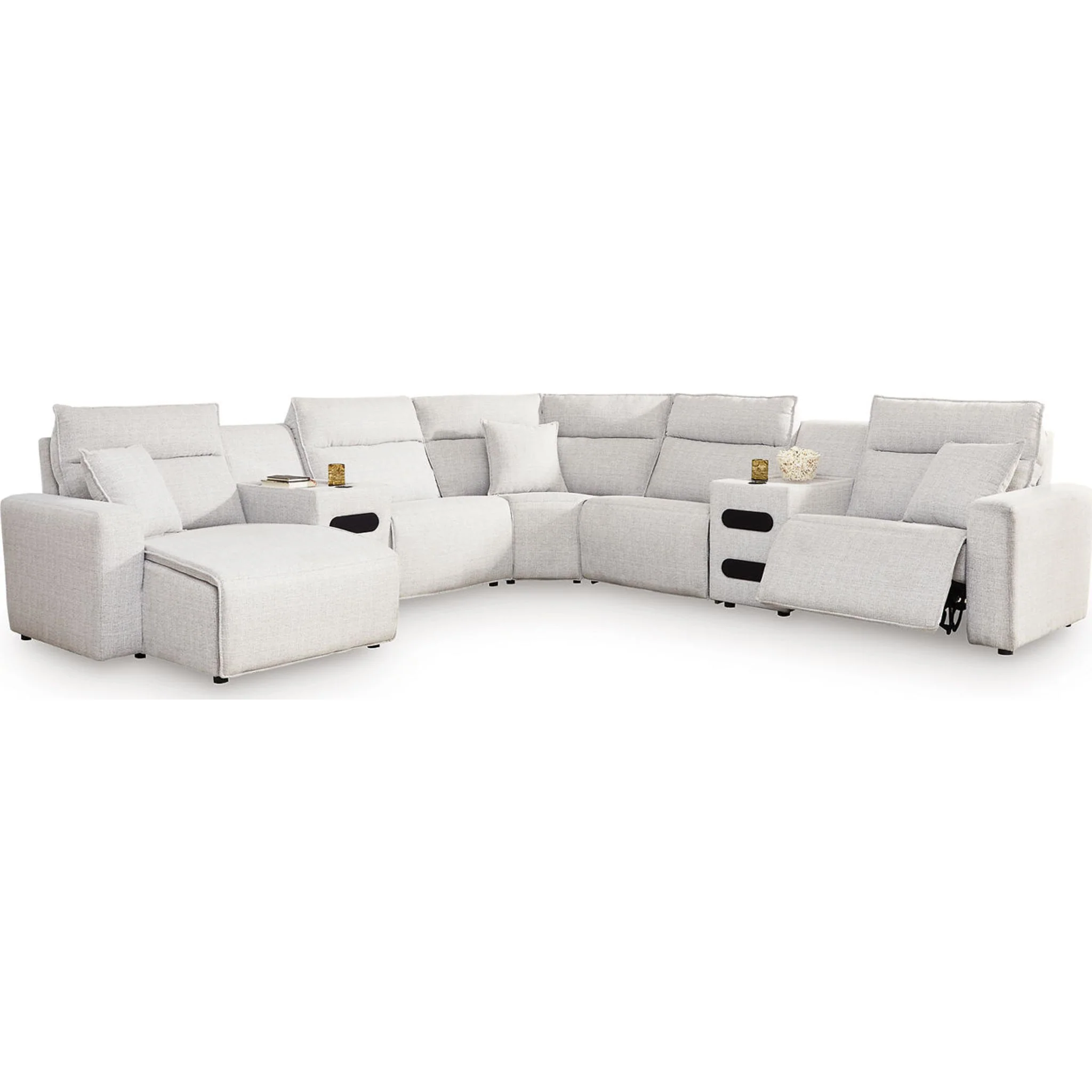 Modmax II 7 Piece Modular Power Reclining Sectional with Chaise - Image 35