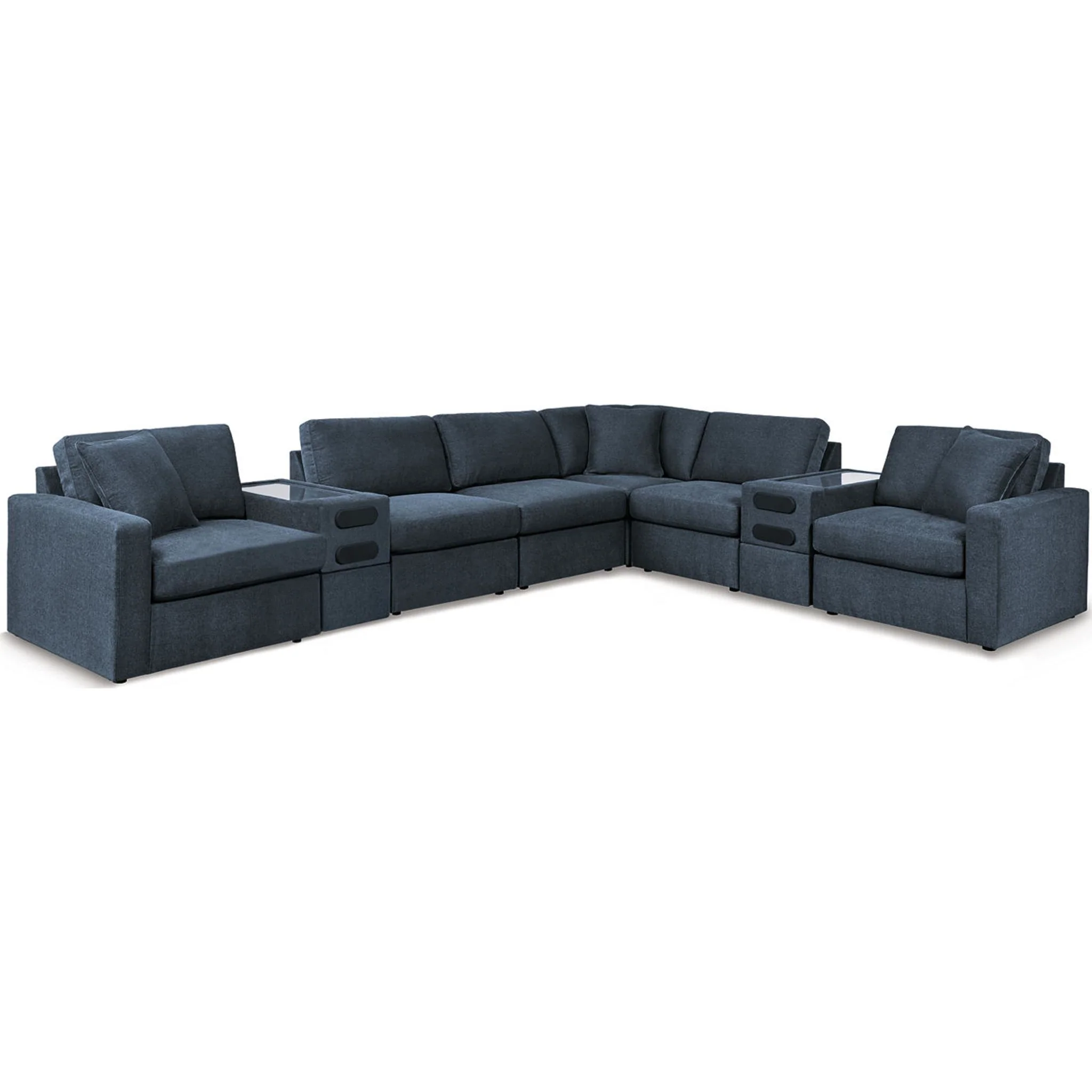 Modmax 8 Piece Modular Sectional with Audio Consoles - Image 13