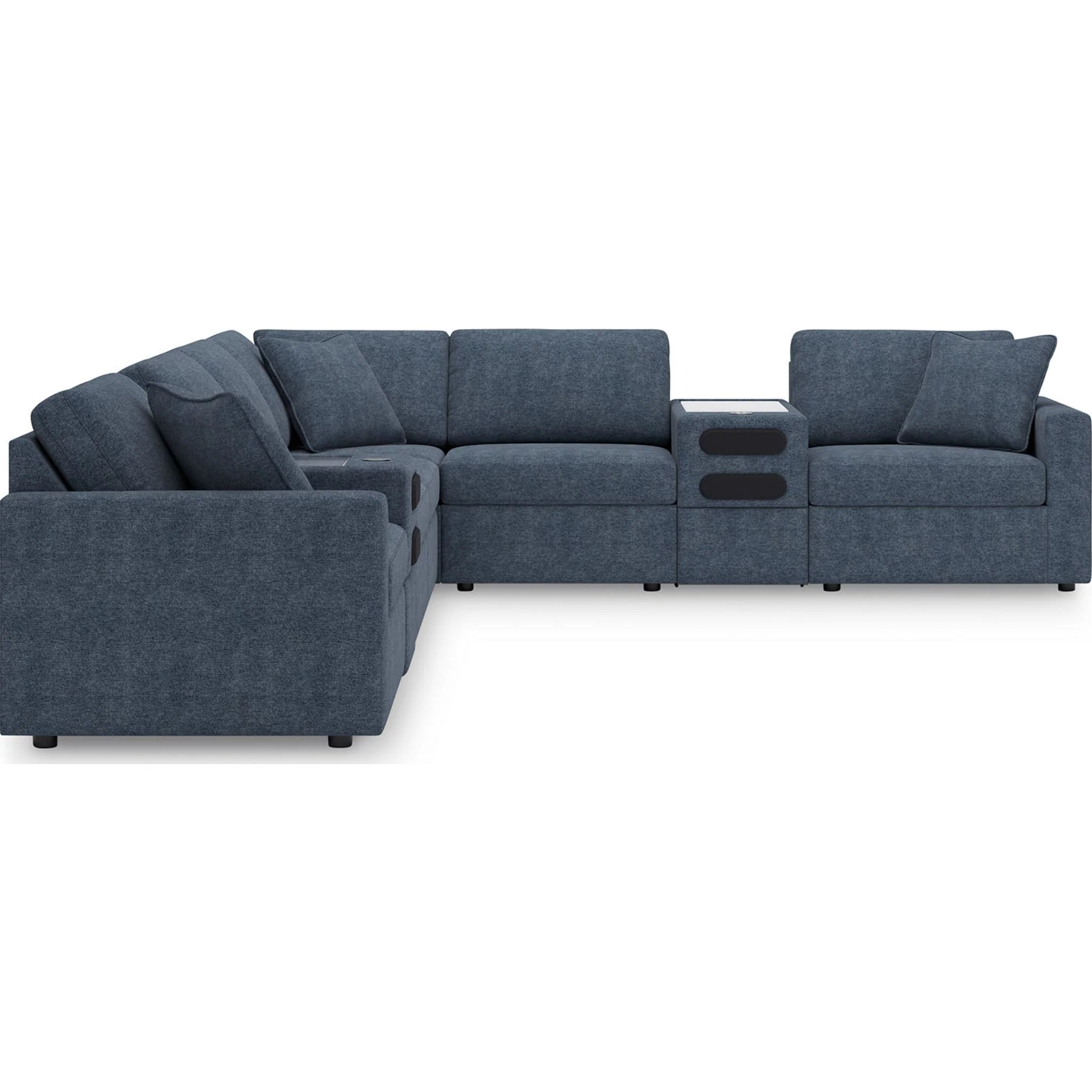 Modmax 8 Piece Modular Sectional with Audio Consoles - Image 23