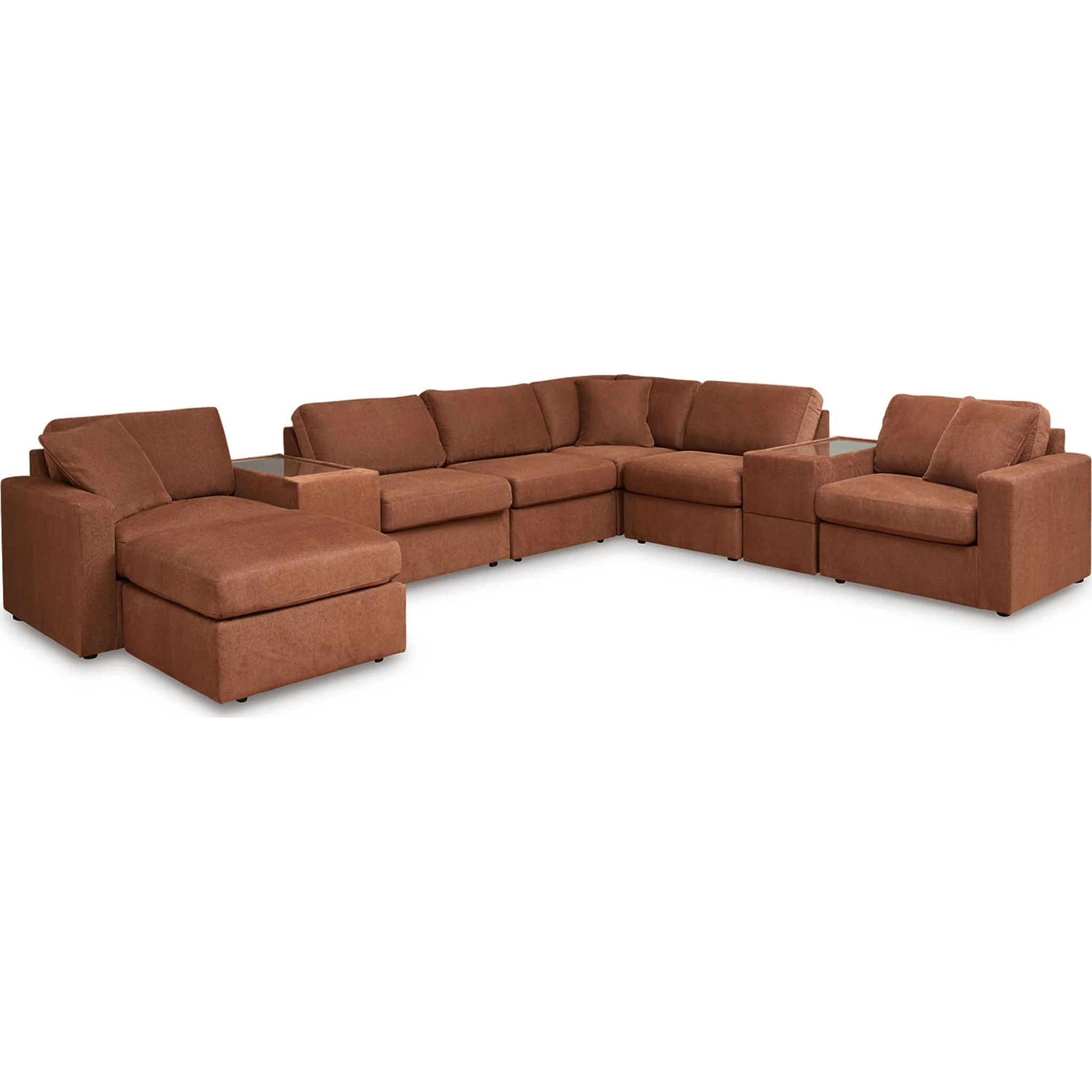 Modmax 8 Piece Modular Sectional with Storage Consoles - Image 13