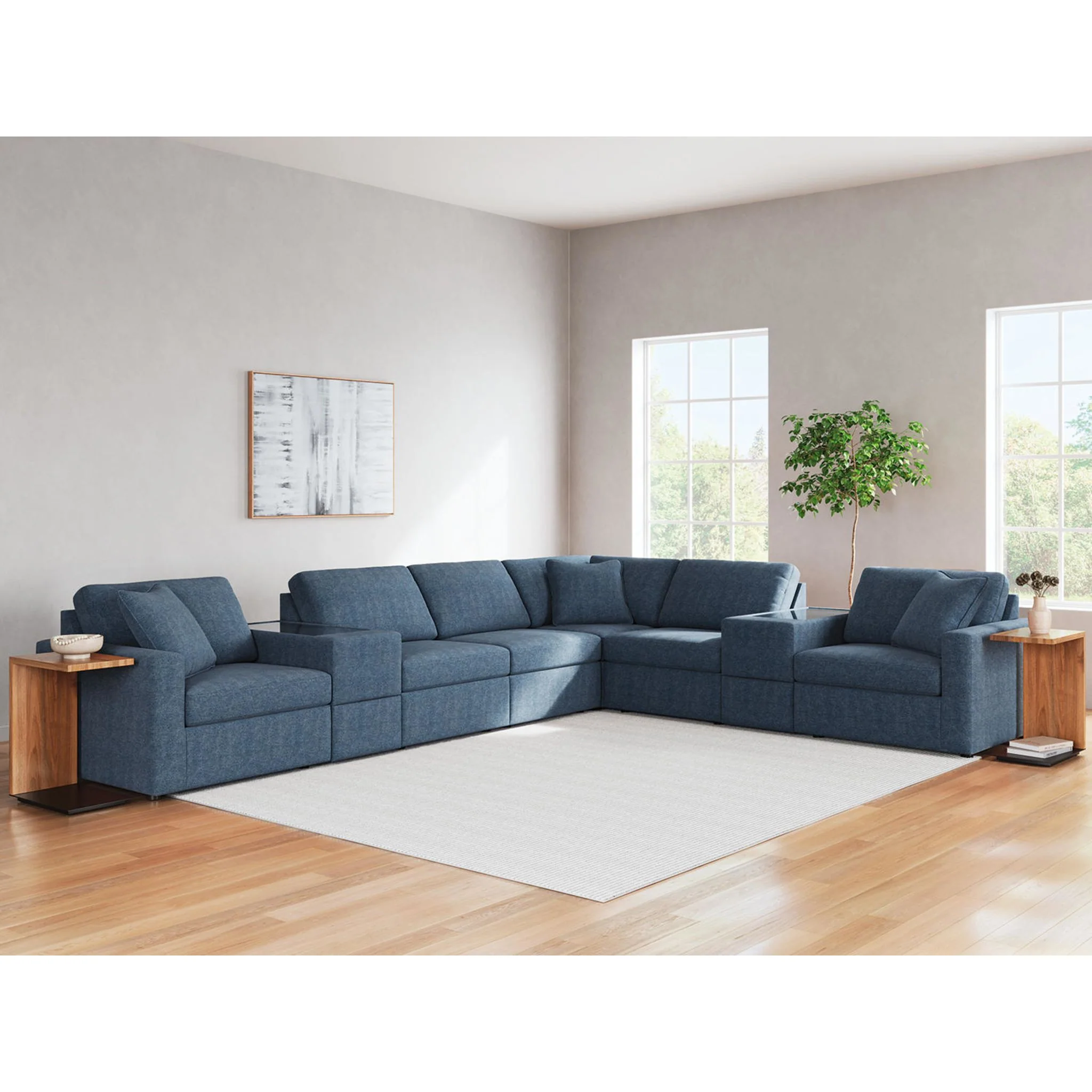 Modmax 8 Piece Modular Sectional with Storage Consoles - Image 20