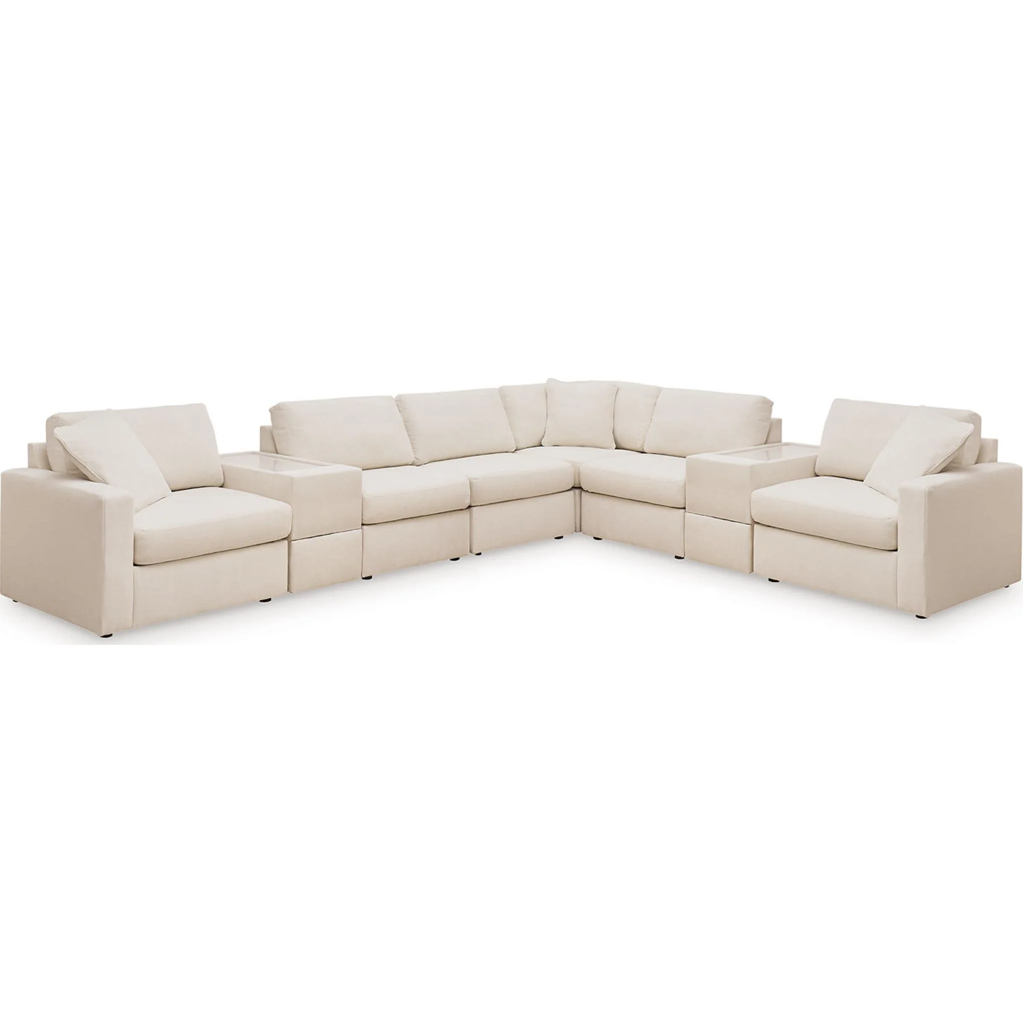Modmax 8 Piece Modular Sectional with Storage Consoles - Image 30