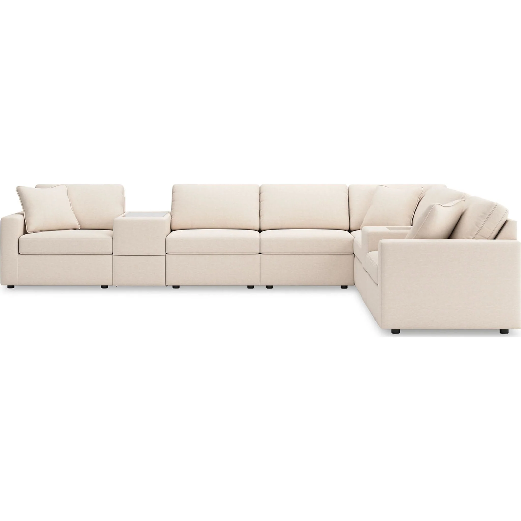 Modmax 8 Piece Modular Sectional with Storage Consoles - Image 38