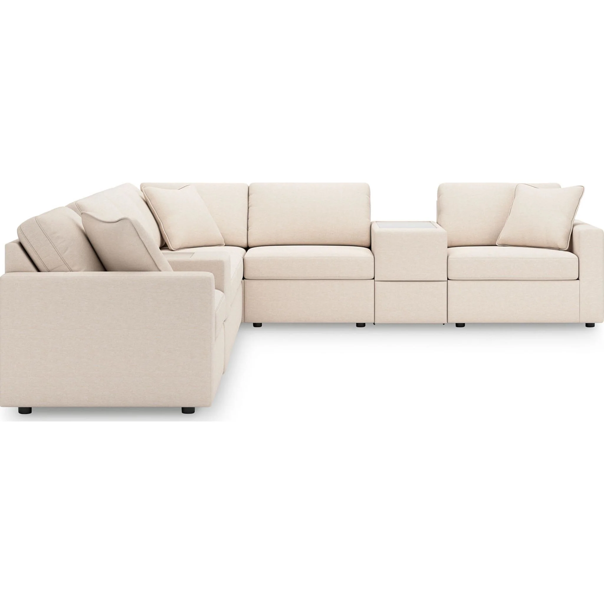 Modmax 8 Piece Modular Sectional with Storage Consoles - Image 39