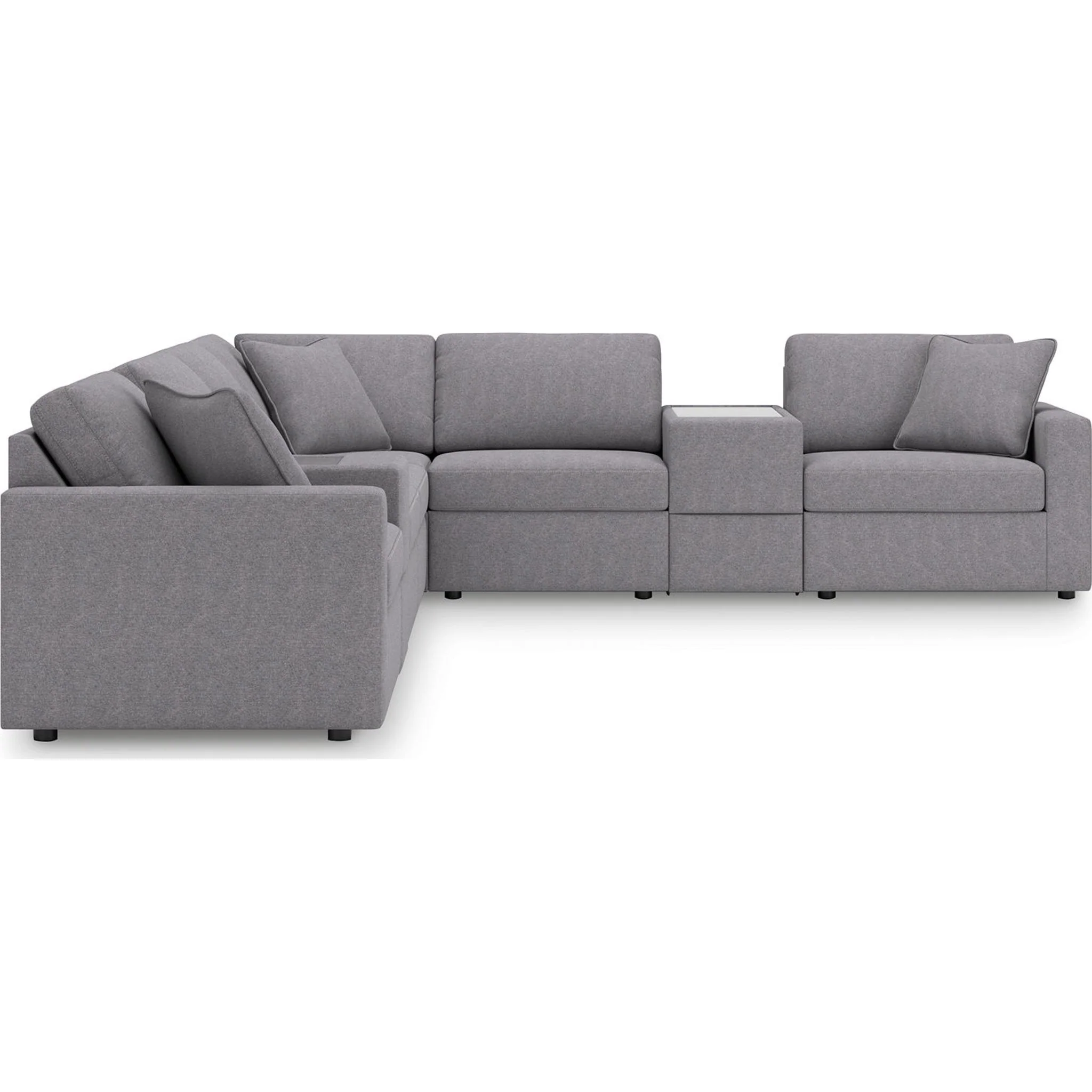 Modmax 8 Piece Modular Sectional with Storage Consoles - Image 43
