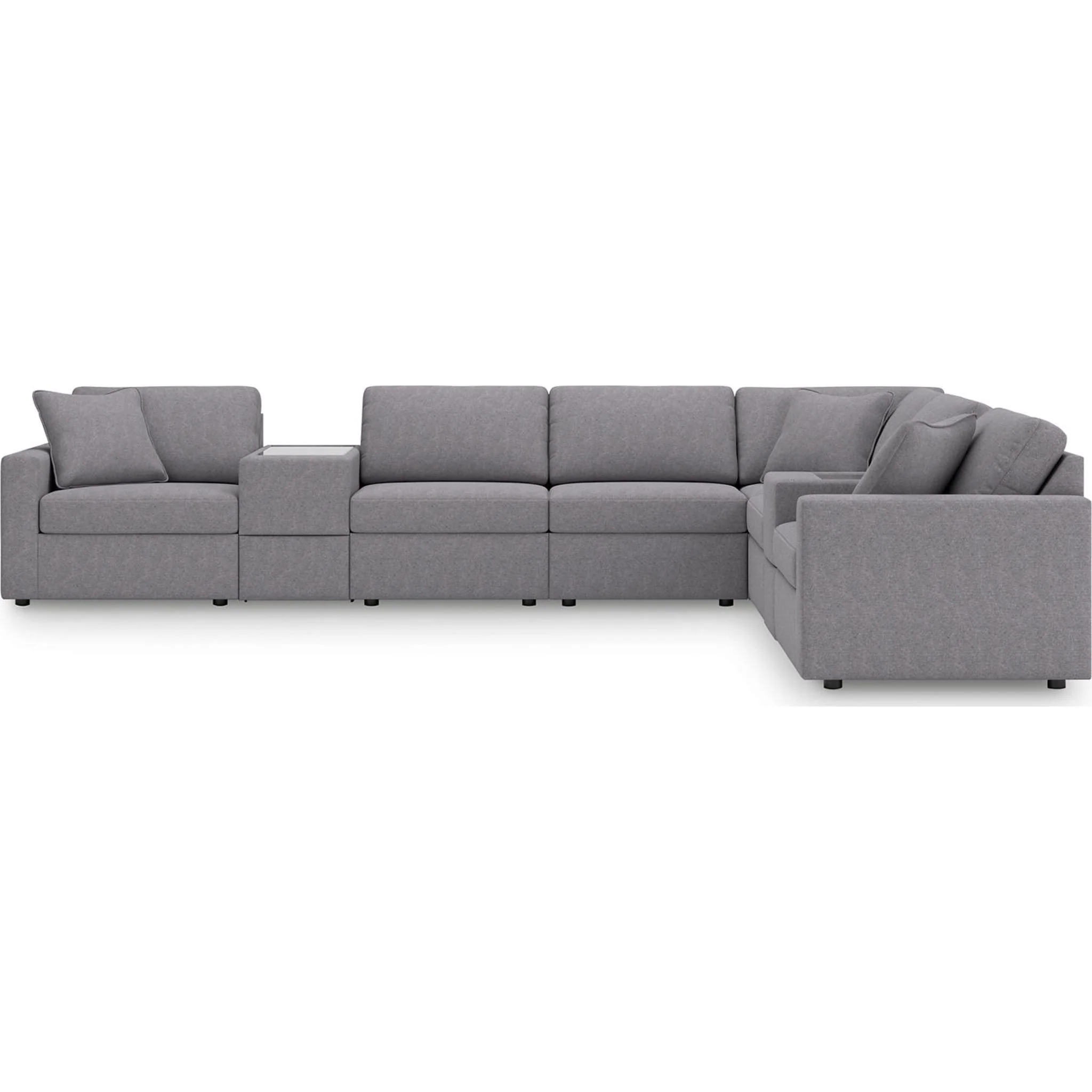 Modmax 8 Piece Modular Sectional with Storage Consoles - Image 50