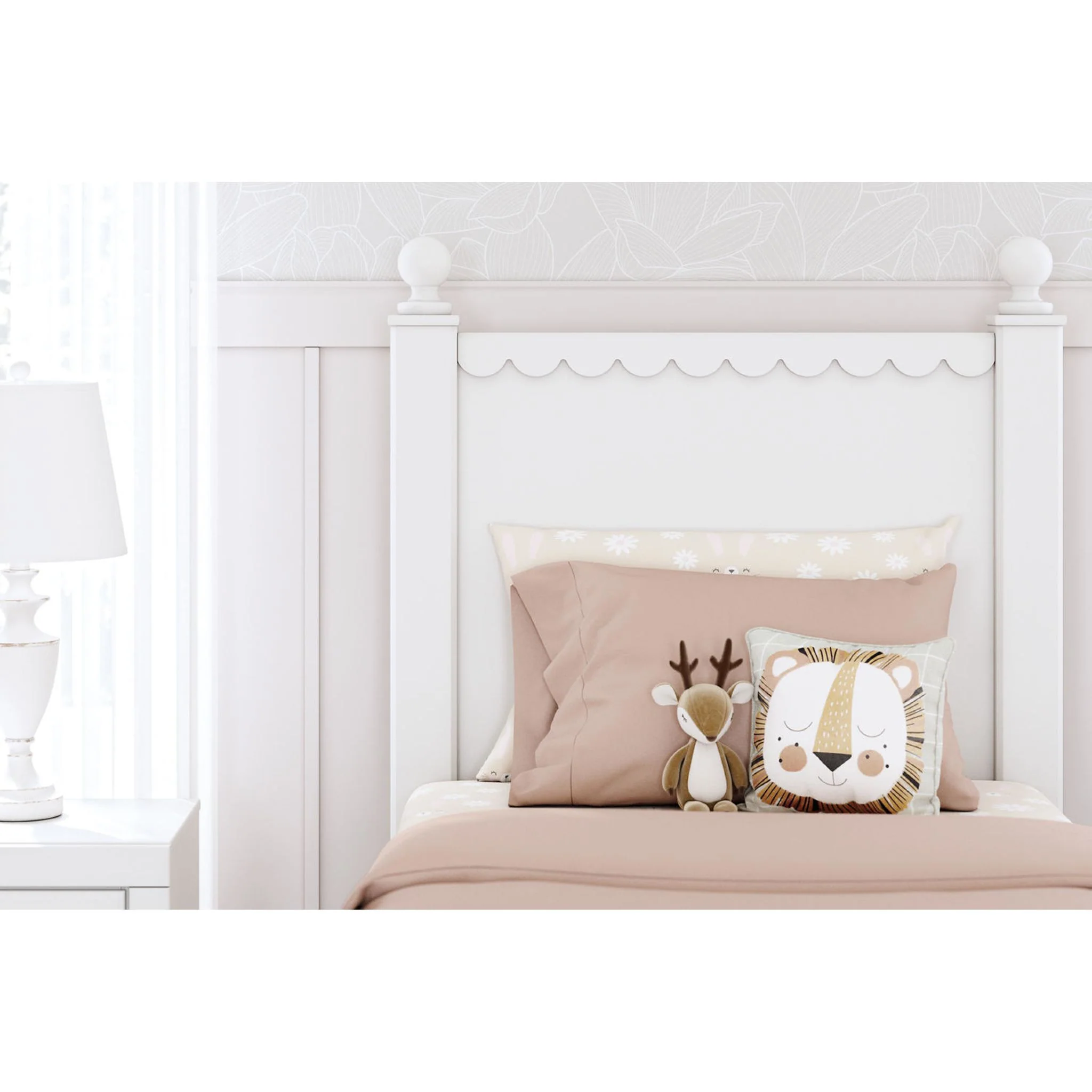 Mollviney 5 Piece Twin Panel Bedroom - Image 15