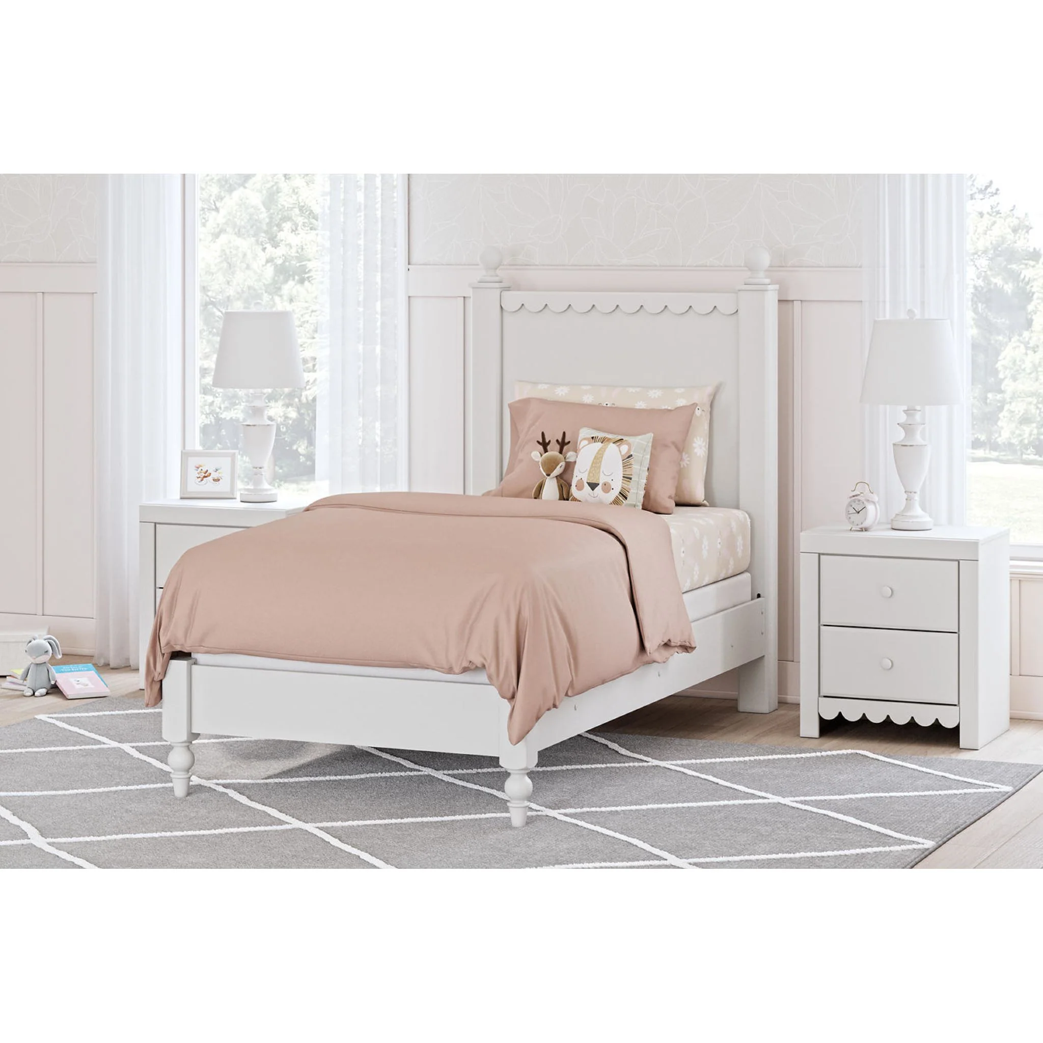 Mollviney 5 Piece Twin Panel Bedroom - Image 20