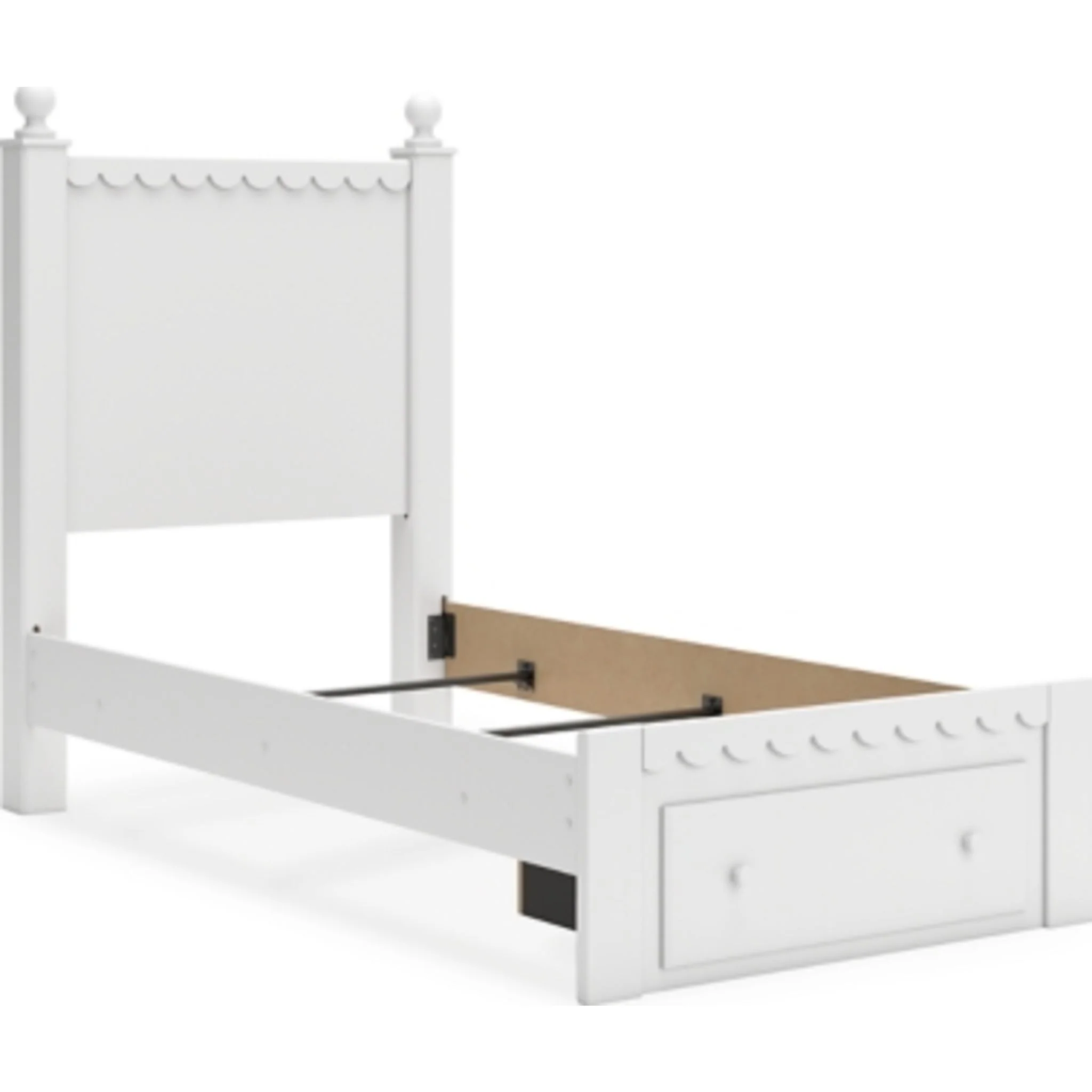 Mollviney 5 Piece Twin Storage Bedroom - Image 2