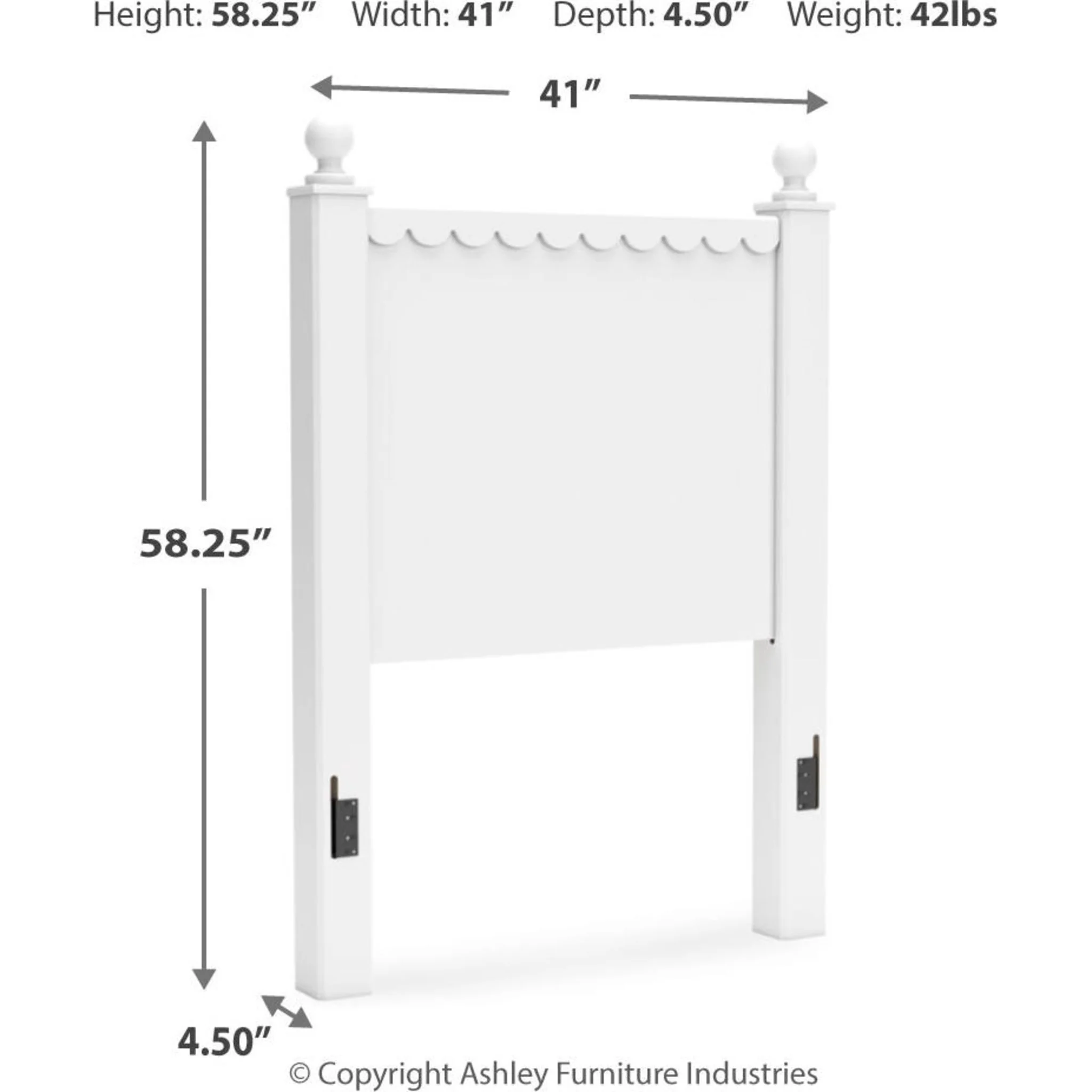 Mollviney Panel Headboard - Image 4