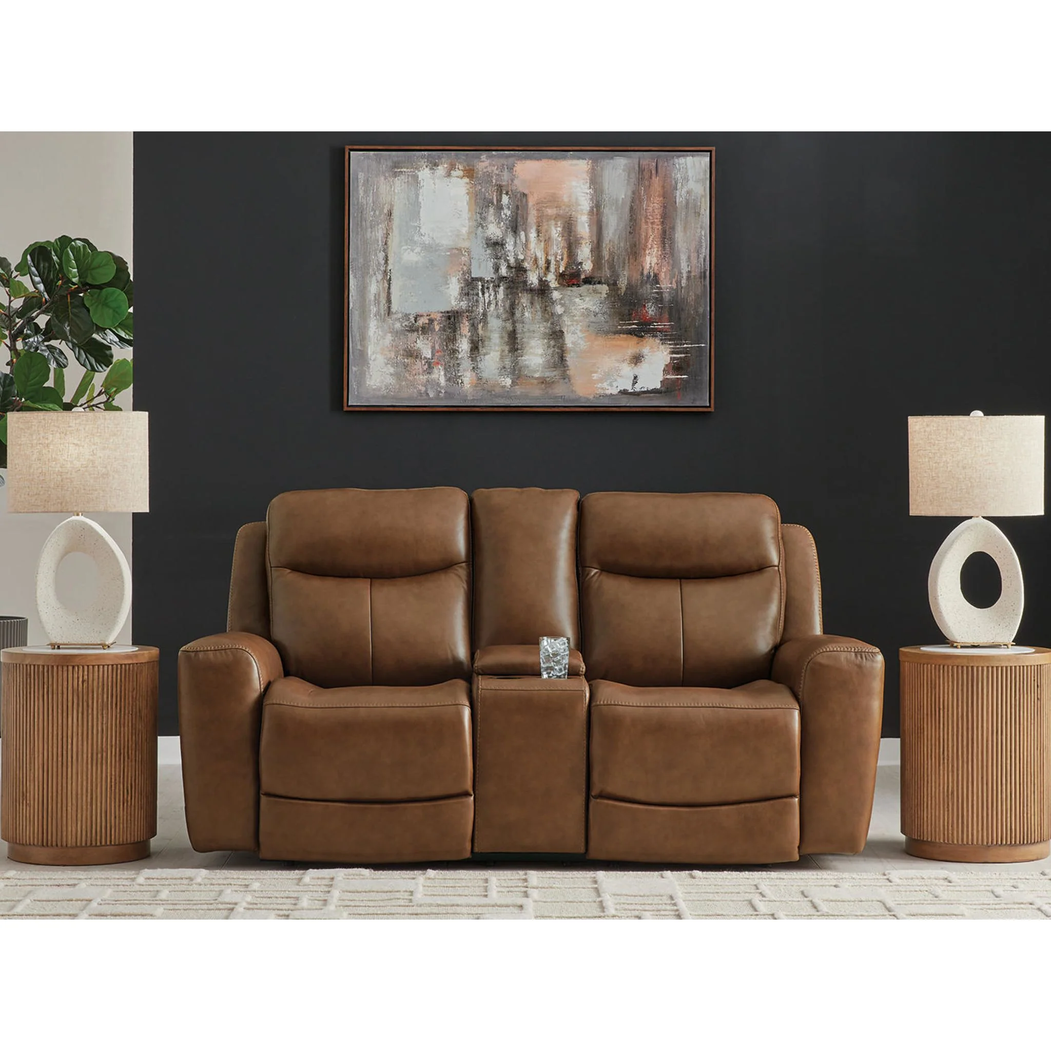 Momentum Moves-Exclusive Power Reclining Loveseat with Console - Image 2