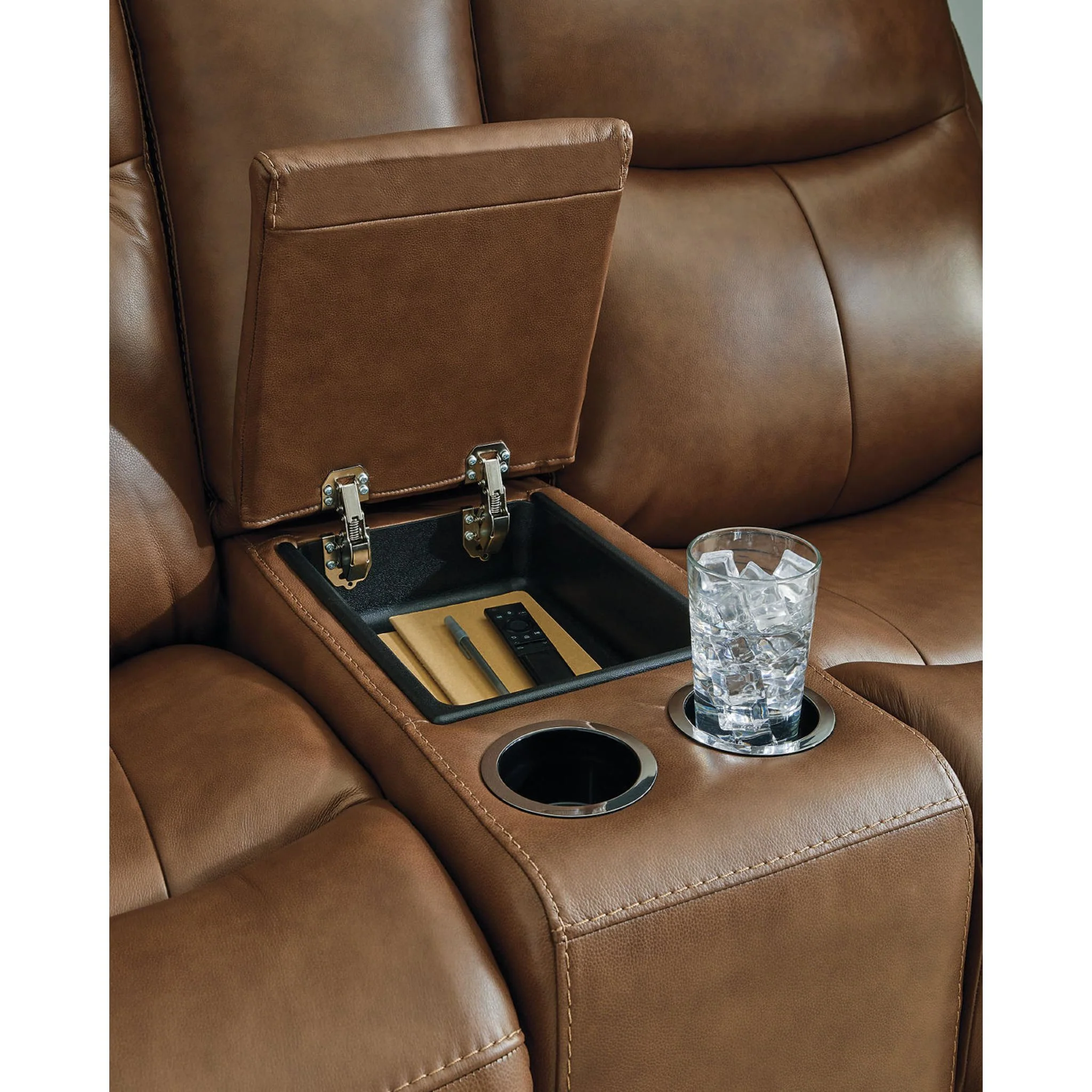 Momentum Moves-Exclusive Power Reclining Loveseat with Console - Image 5