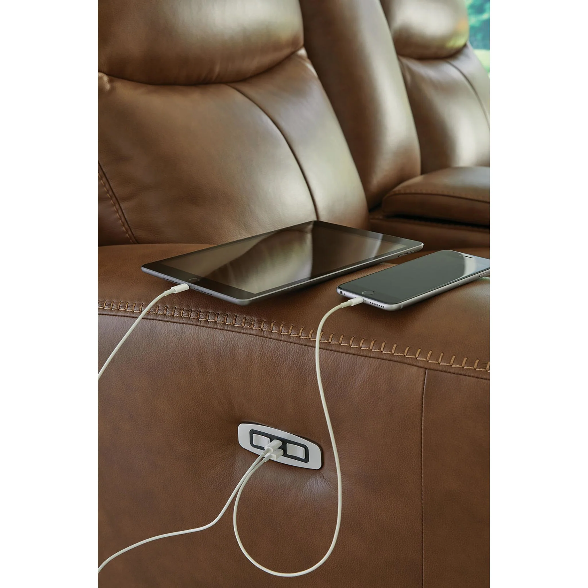 Momentum Moves-Exclusive Power Reclining Loveseat with Console - Image 7