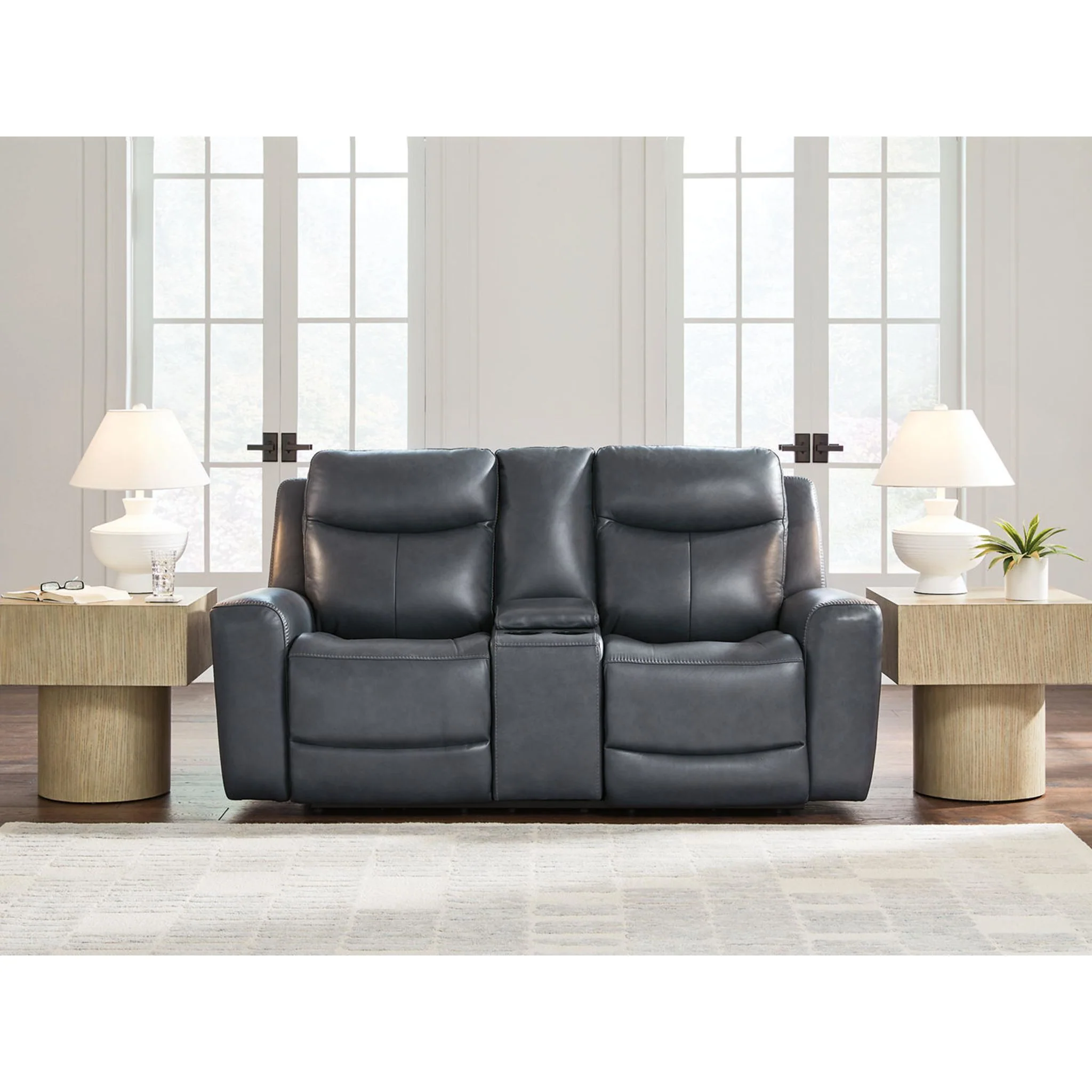 Momentum Moves Power Reclining Loveseat with Console - Image 3