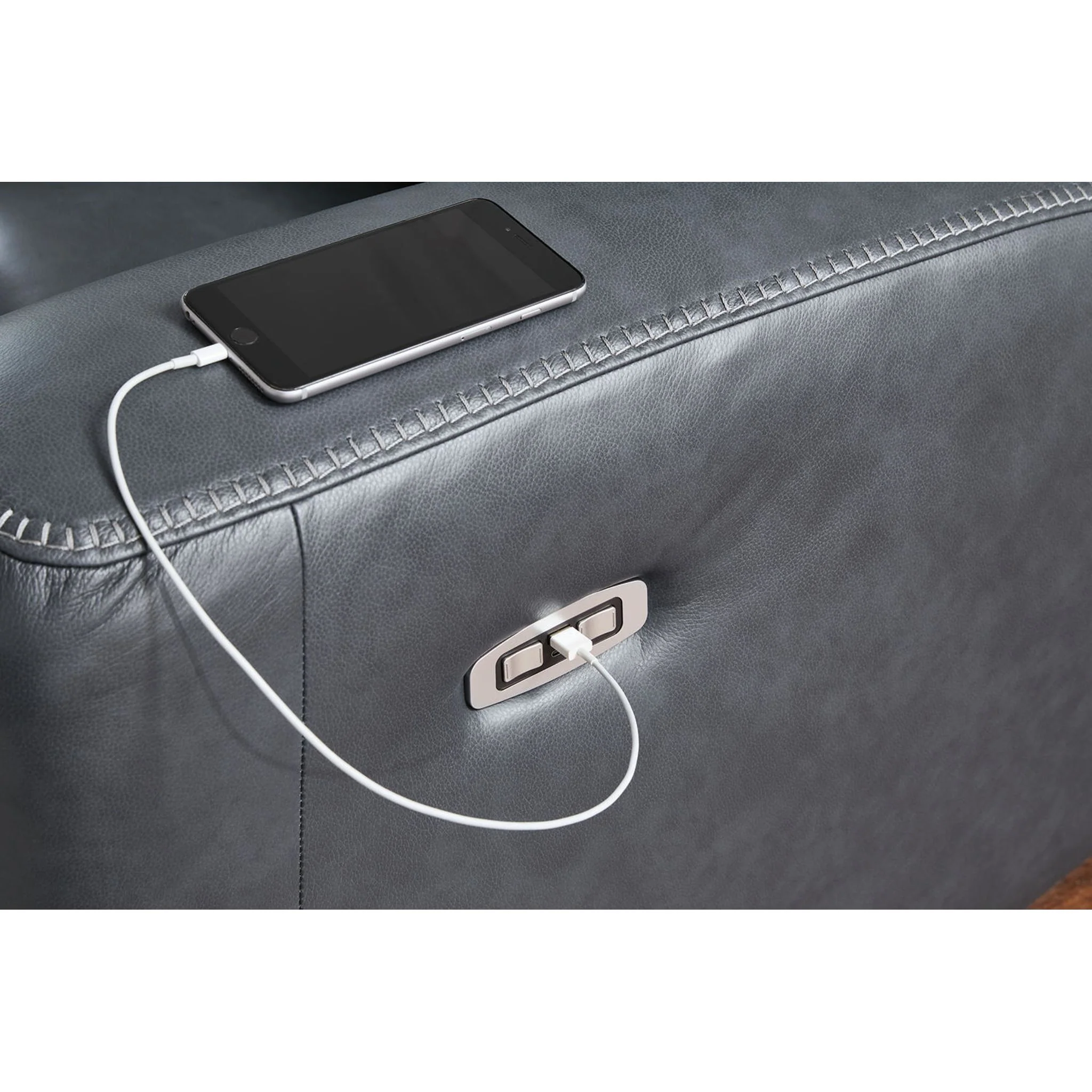 Momentum Moves Power Reclining Loveseat with Console - Image 8
