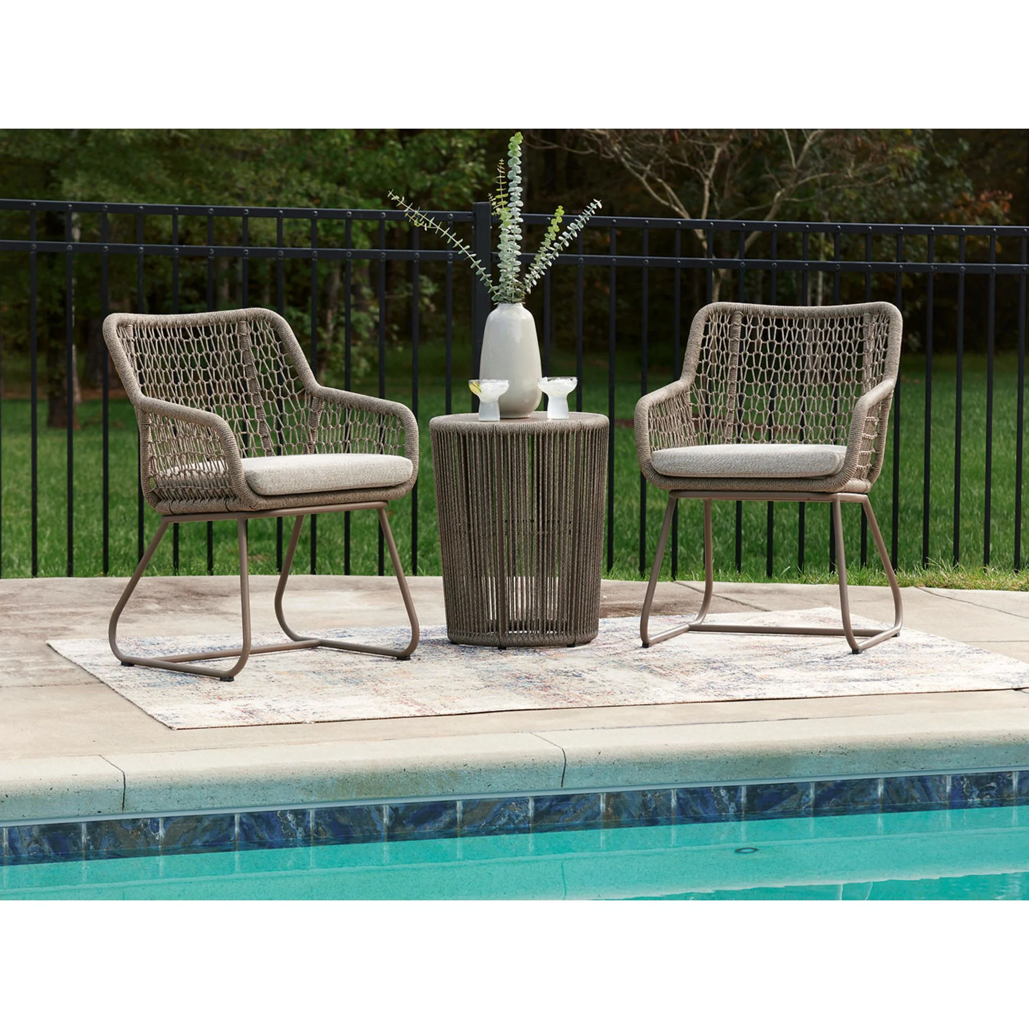 Monarch Heights 3 Piece Outdoor Chat Set - Image 2