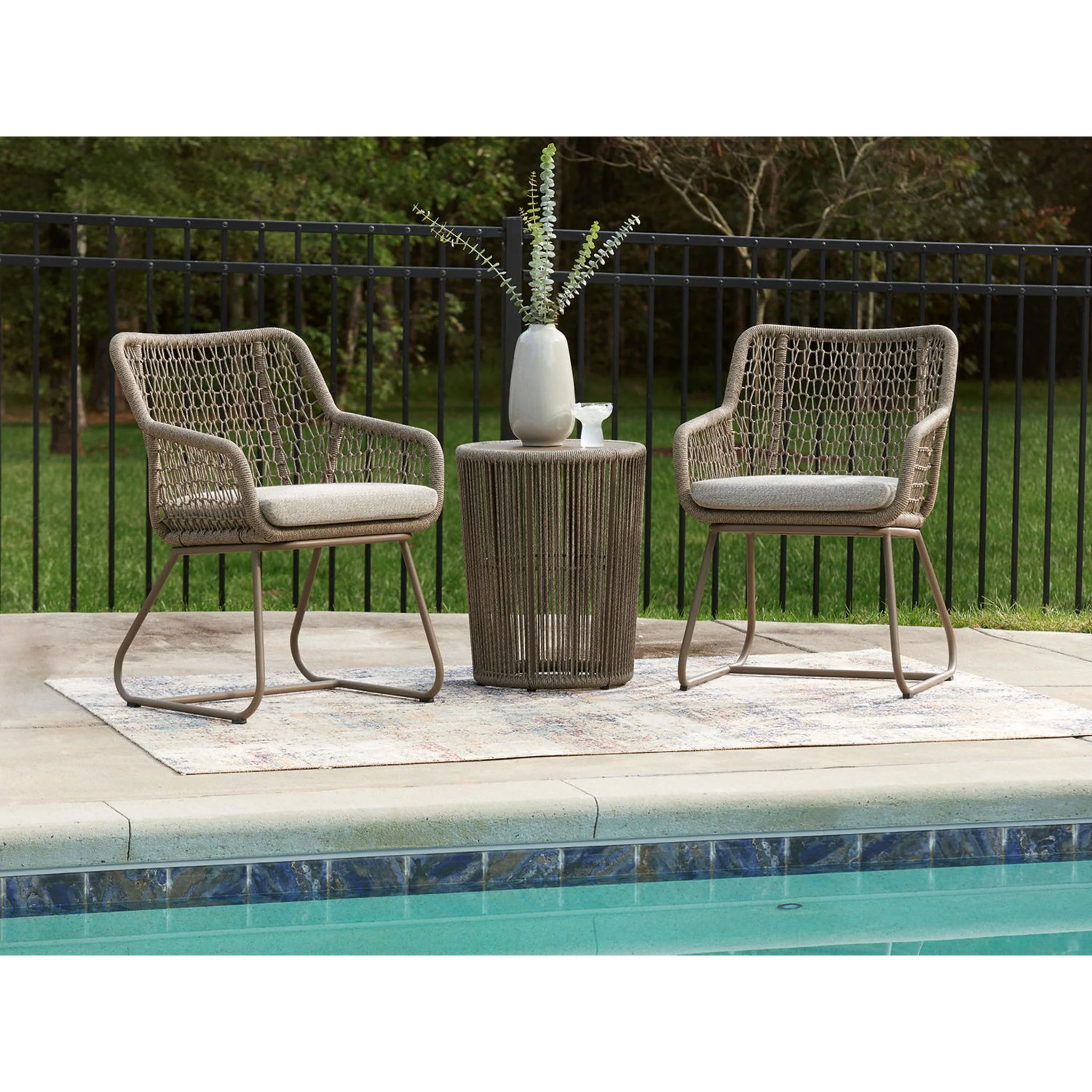 Monarch Heights 3 Piece Outdoor Chat Set - Image 3