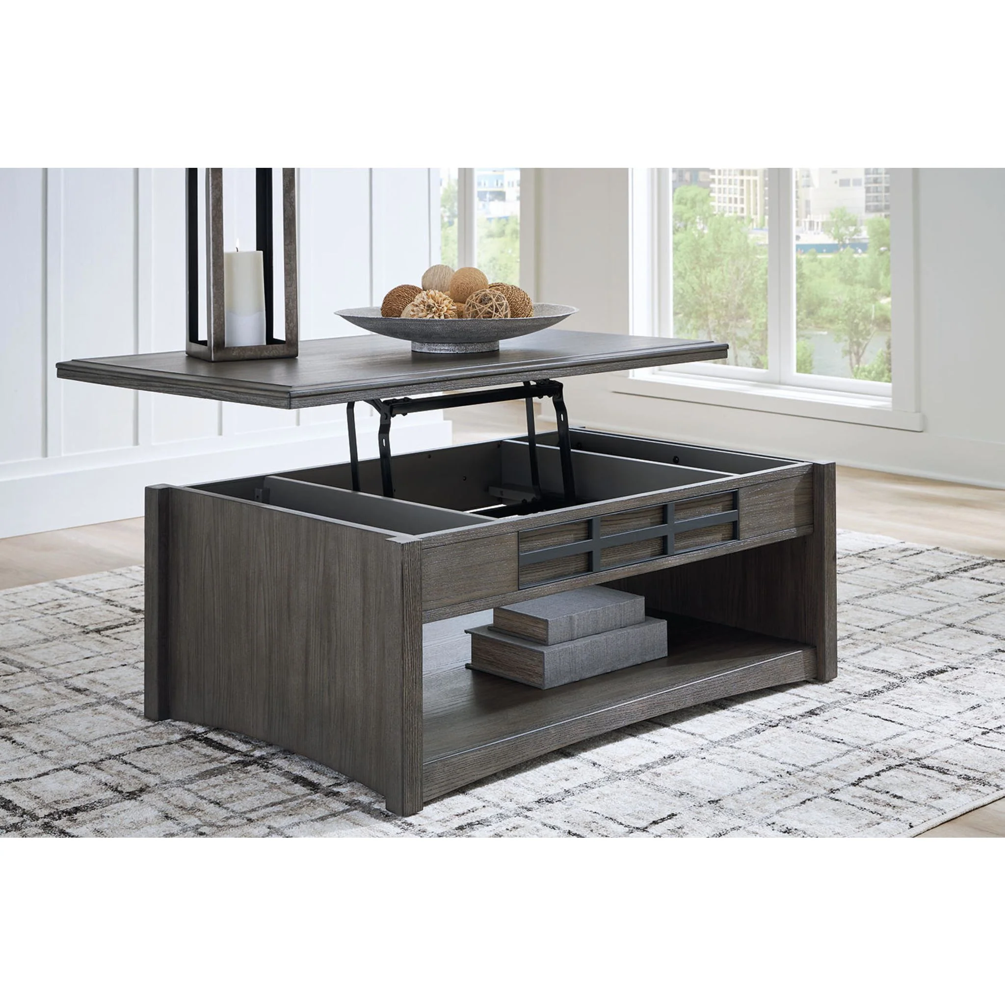 Montillan Coffee Table with Lift Top - Image 7