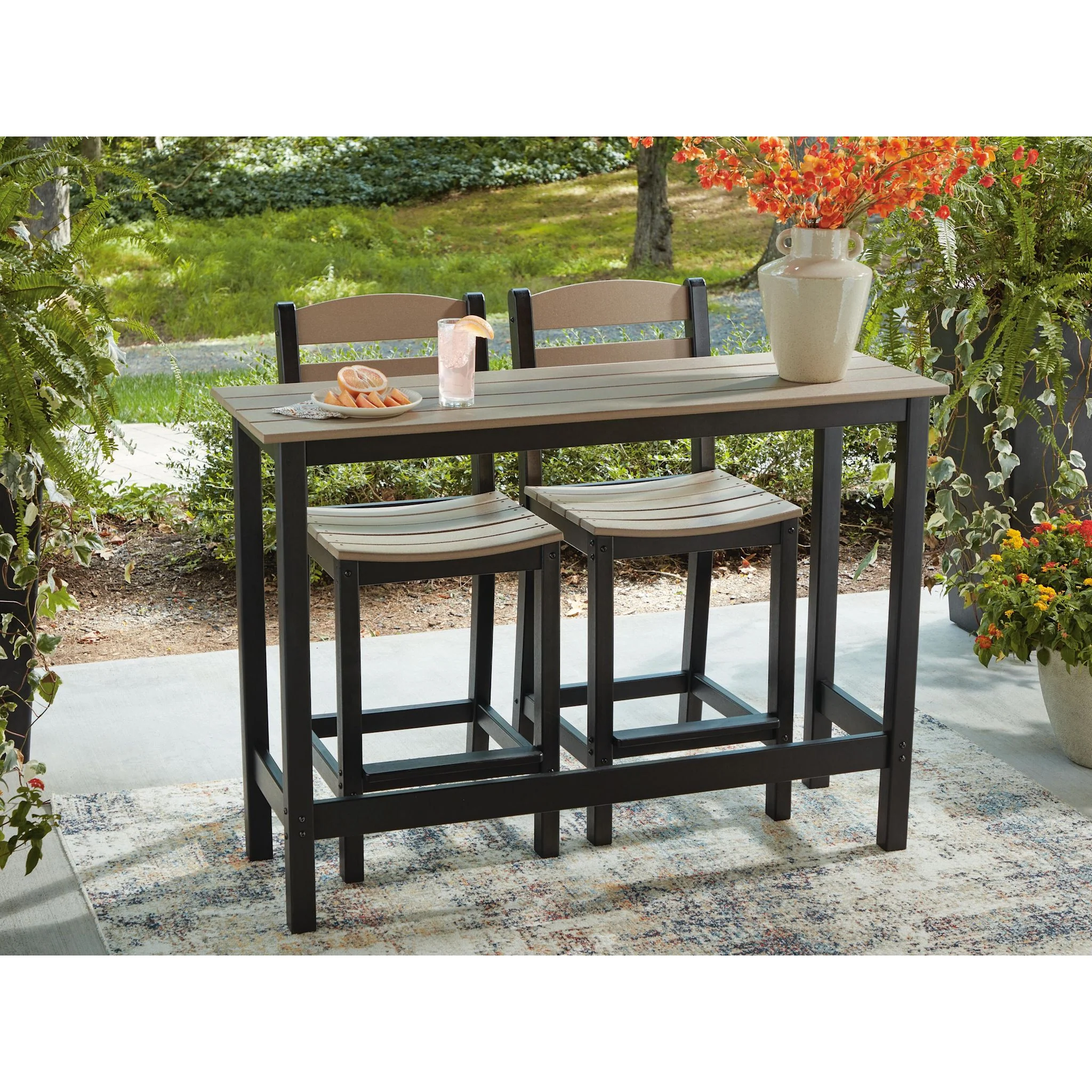 Moondance 3 Piece Outdoor Bar Set - Image 15