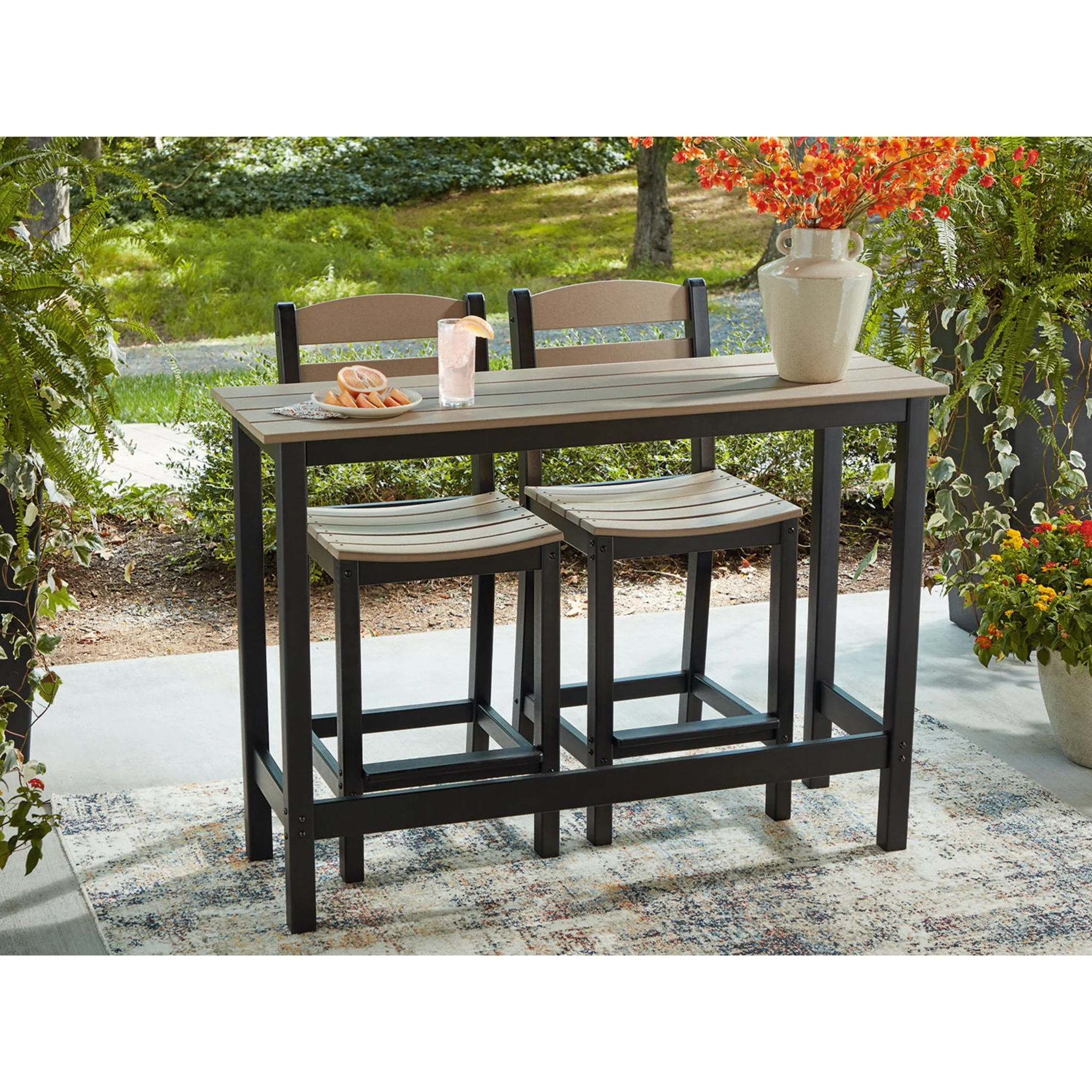Moondance 3 Piece Outdoor Bar Set - Image 2