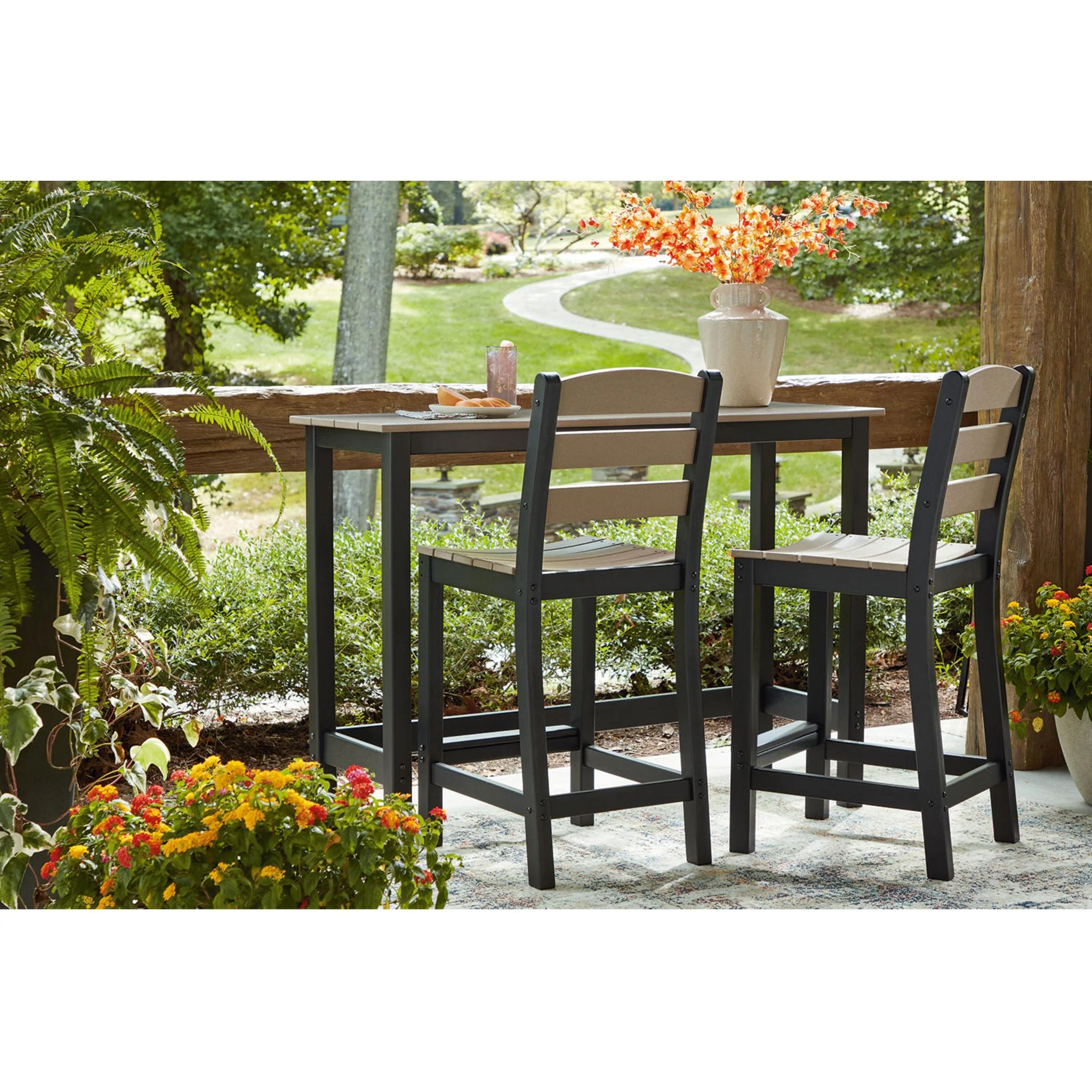 Moondance 3 Piece Outdoor Bar Set - Image 5