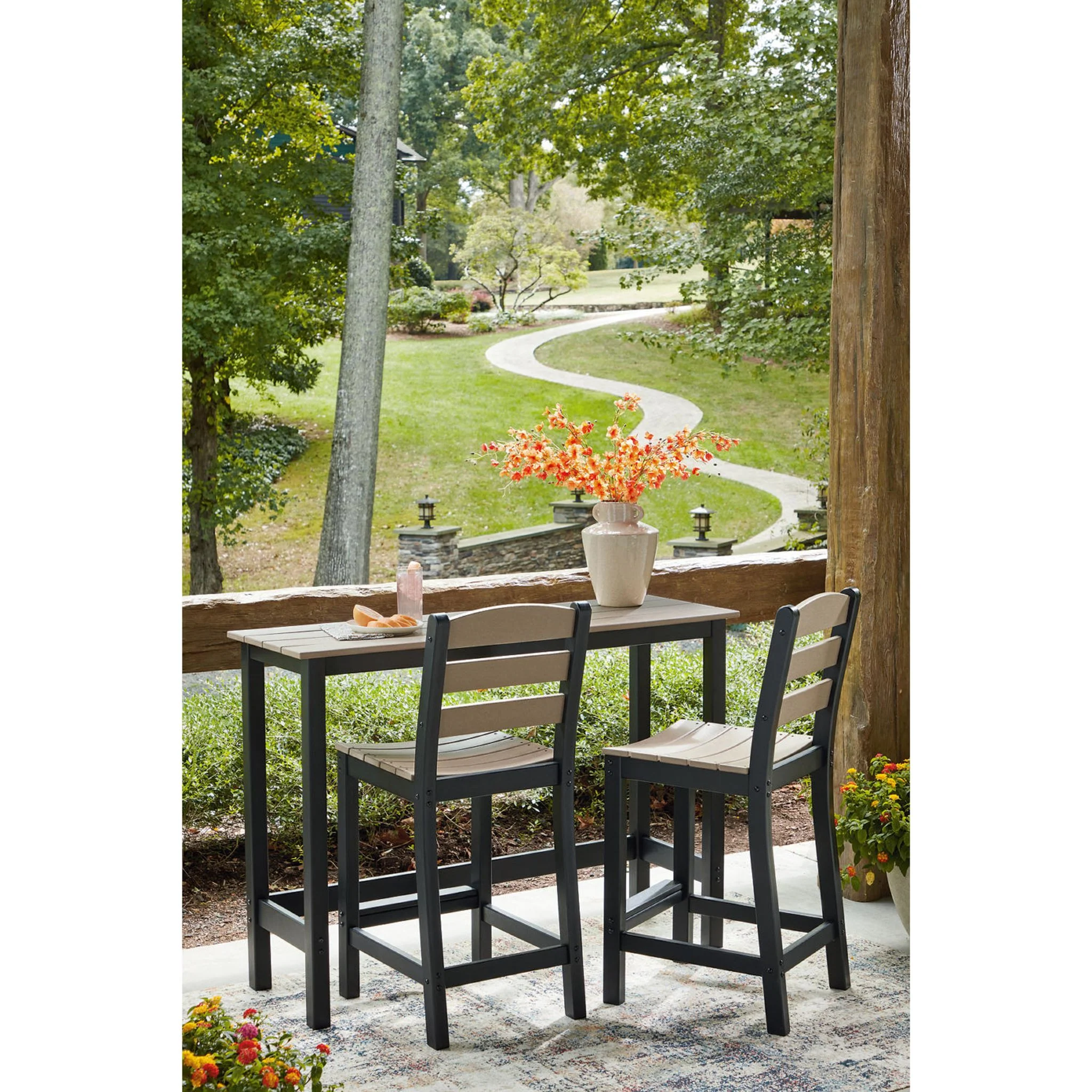 Moondance 3 Piece Outdoor Bar Set - Image 6