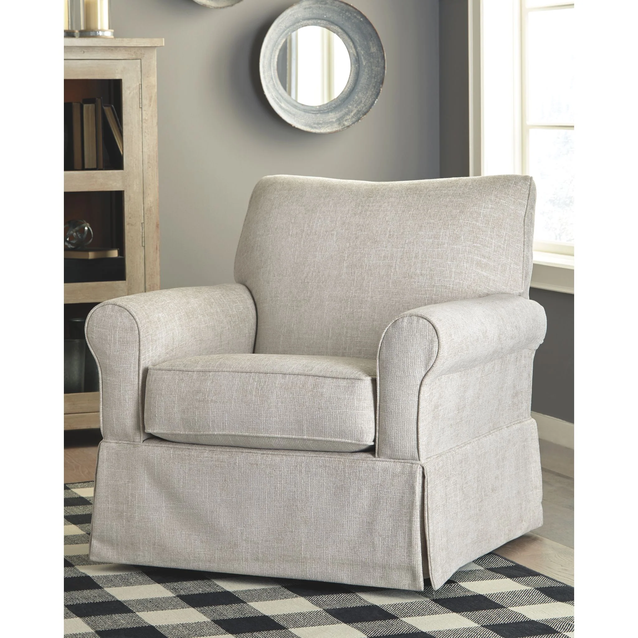 Searcy Swivel Glider Accent Chair - Image 2
