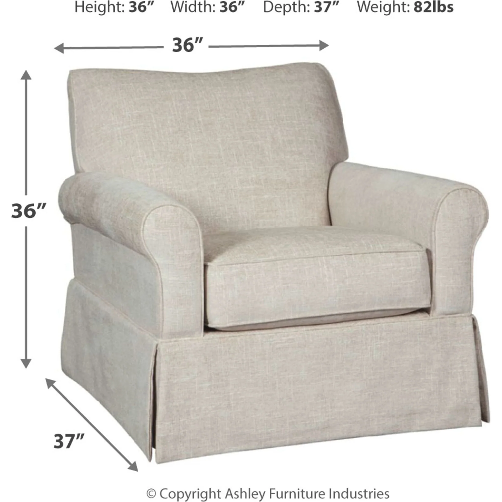 Searcy Swivel Glider Accent Chair - Image 5