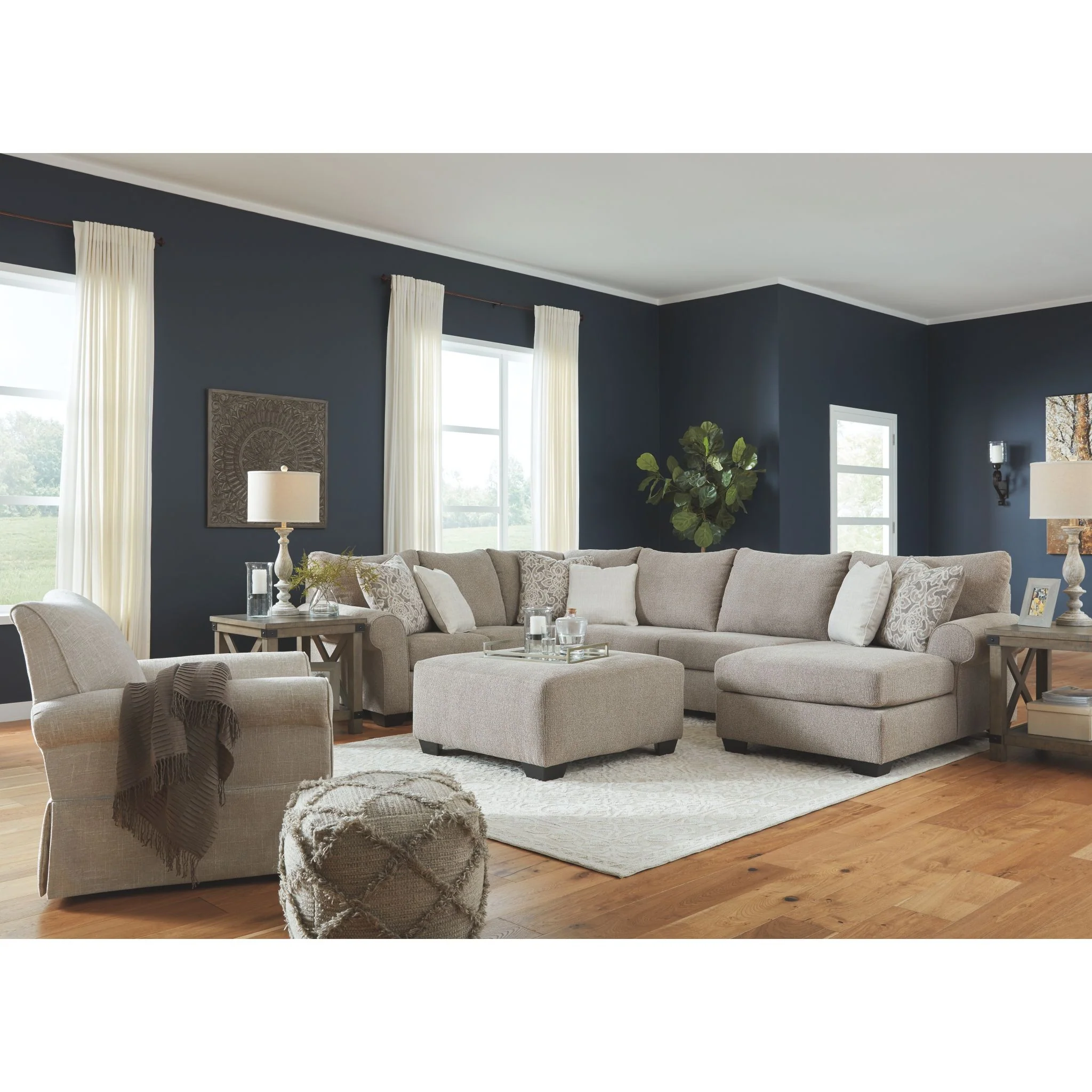 Searcy Swivel Glider Accent Chair - Image 9