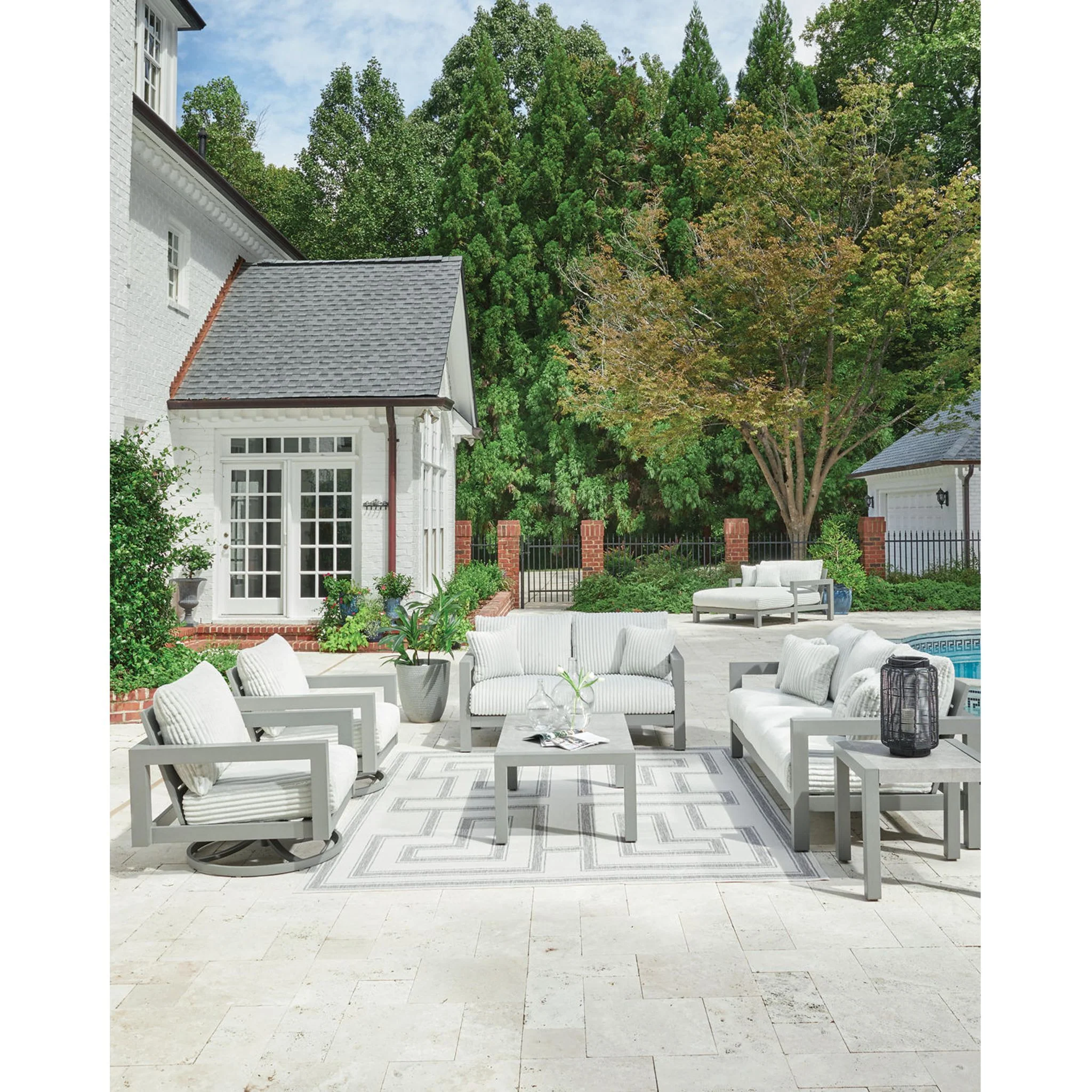 Moonlight View Outdoor Sofa with Cushion - Image 9
