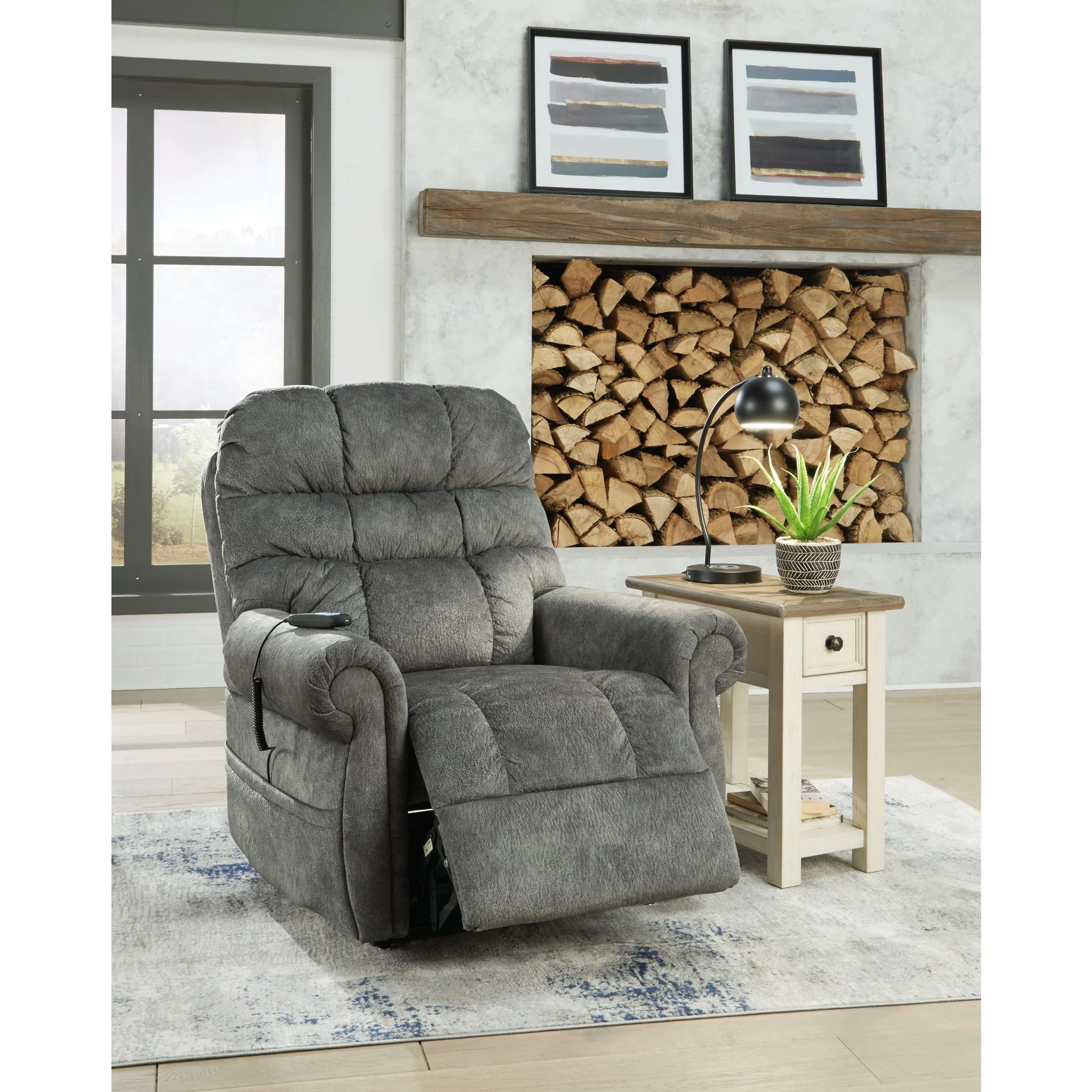 Mopton Power Lift Recliner - Image 9