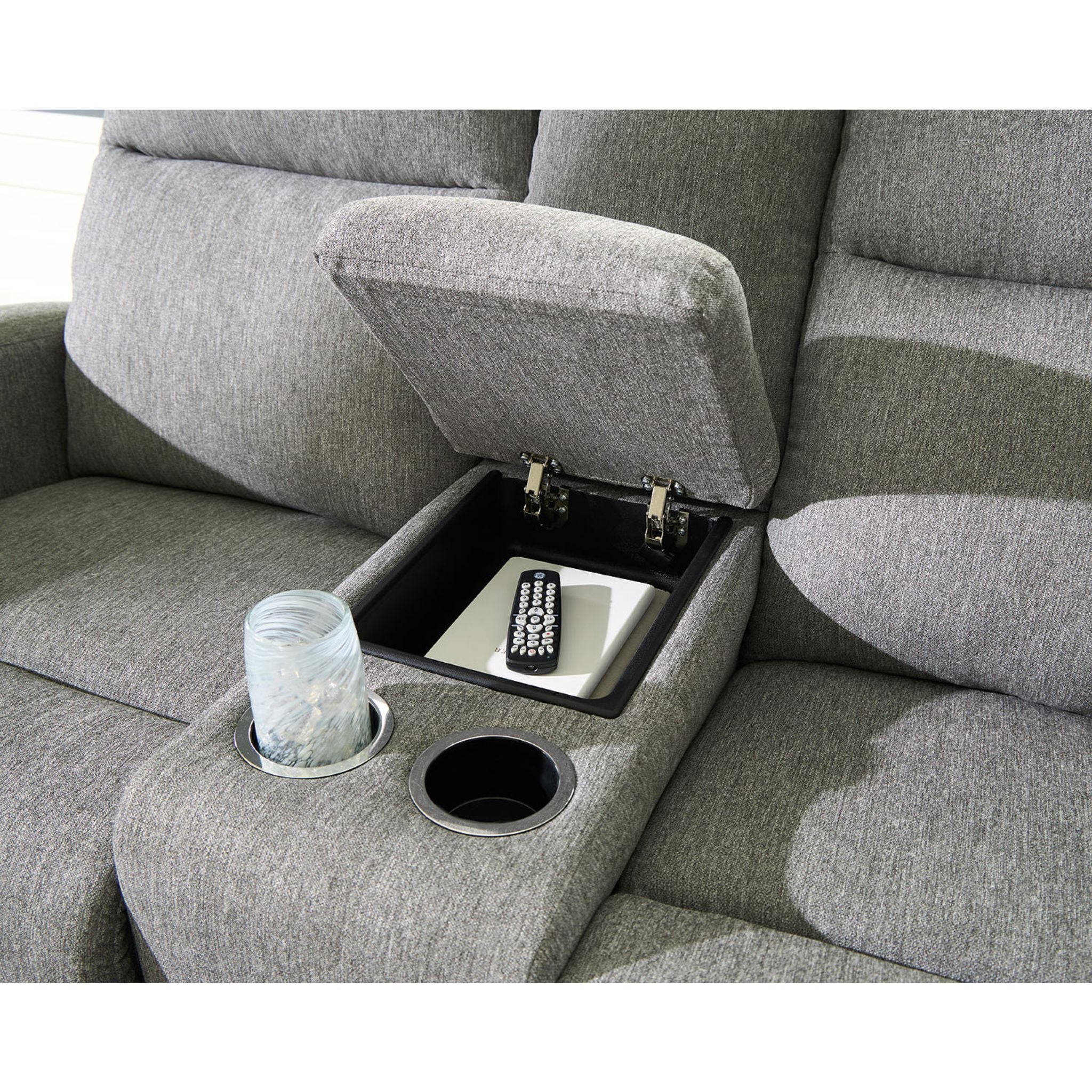 Moreau Place Reclining Loveseat with Console - Image 7