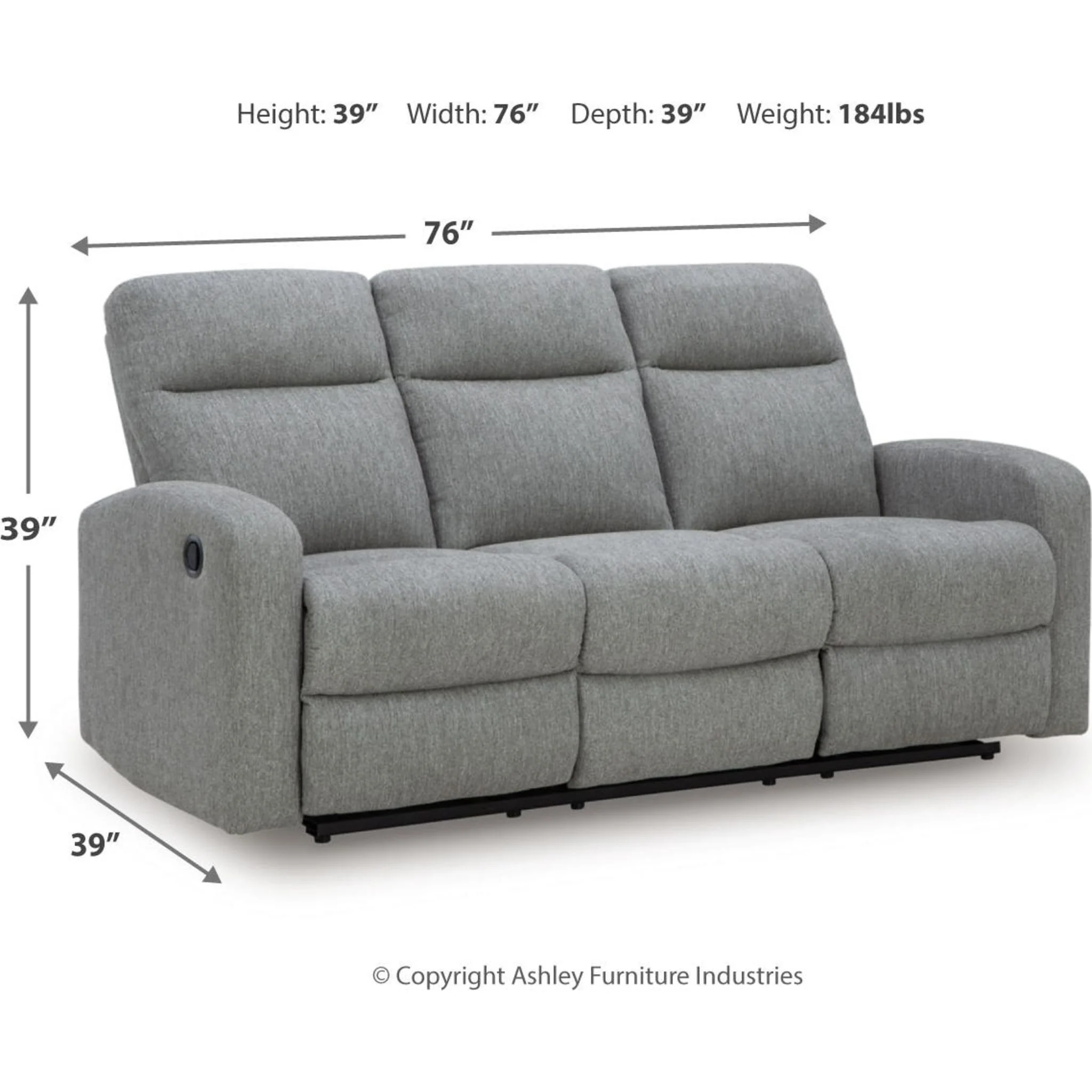 Moreau Place Reclining Sofa - Image 3