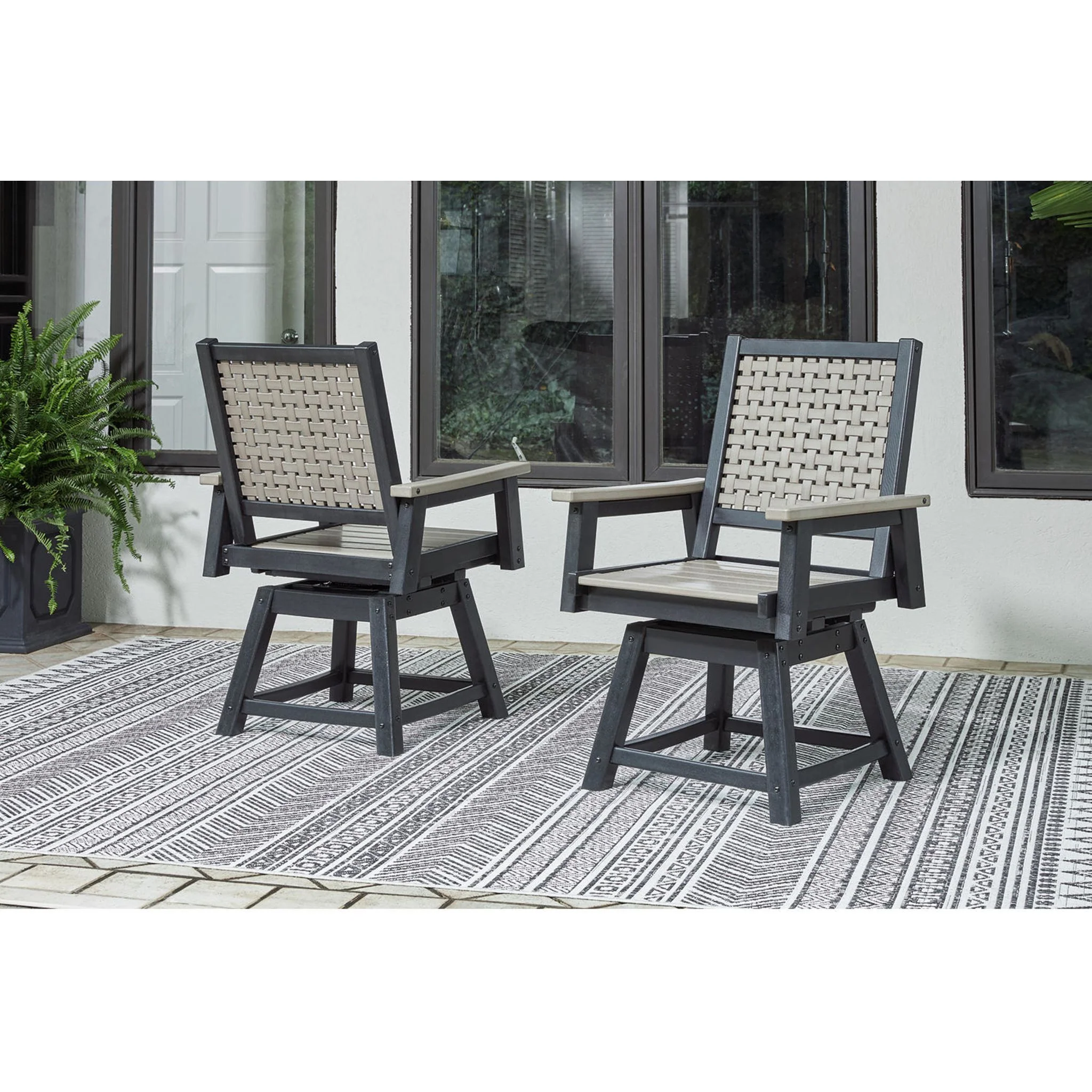 Mount Valley Outdoor Swivel Chair (set of 2) - Image 2