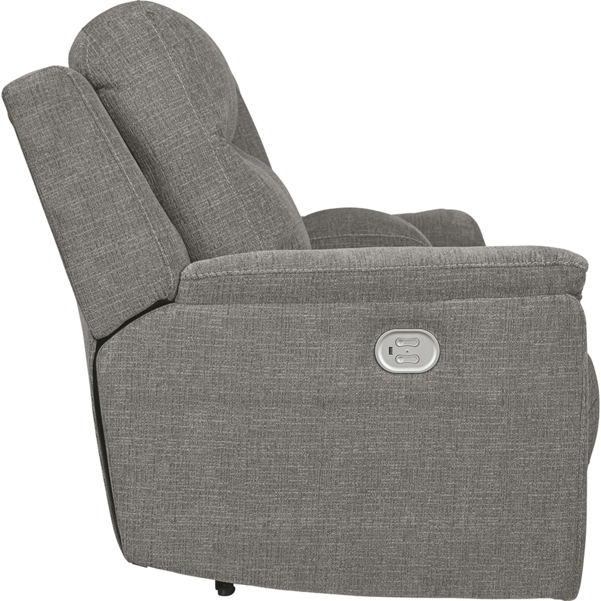 Mouttrie Power Reclining Loveseat with Console/ADJ HDRST - Image 6