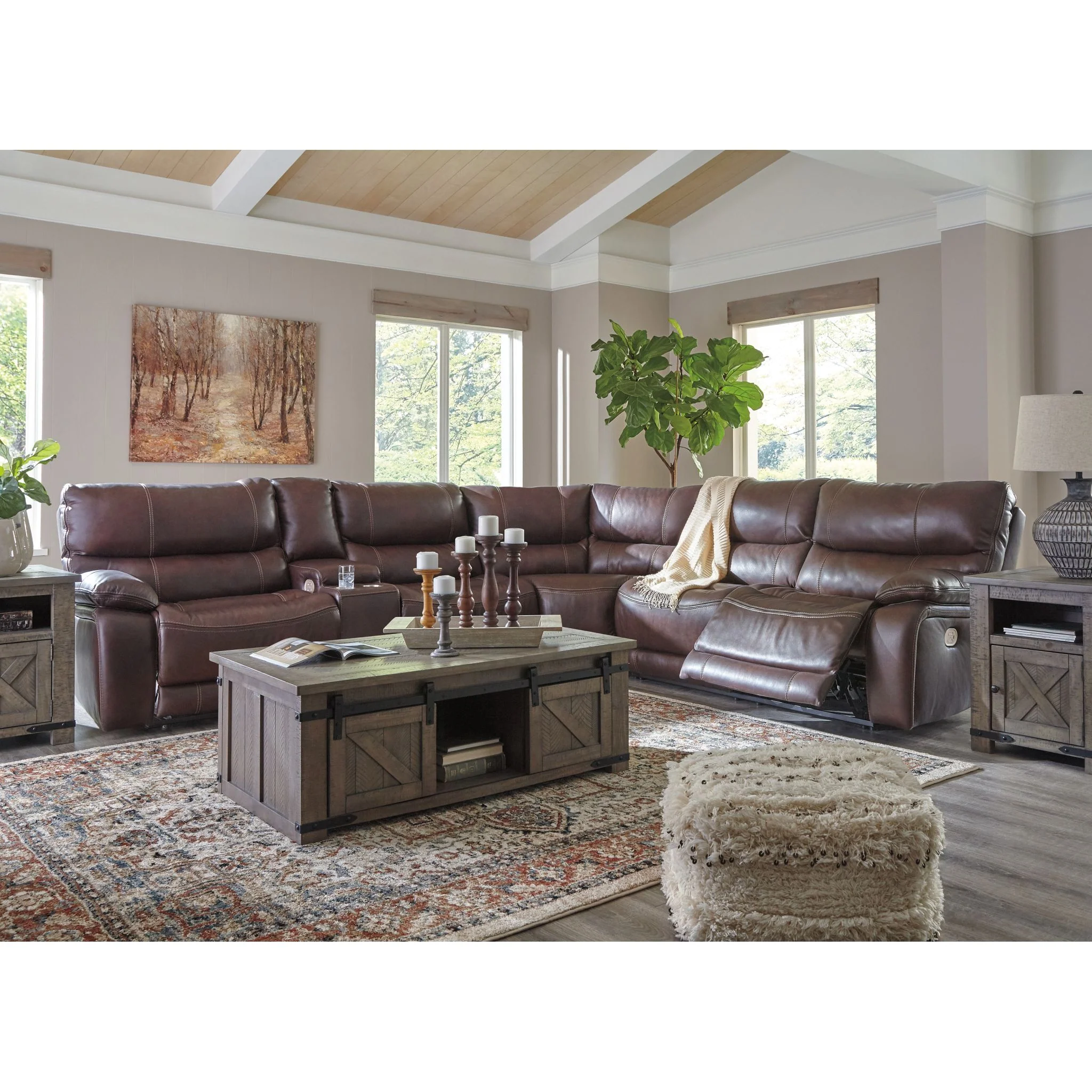Muirfield 3 Piece Power Reclining Sectional - Image 3