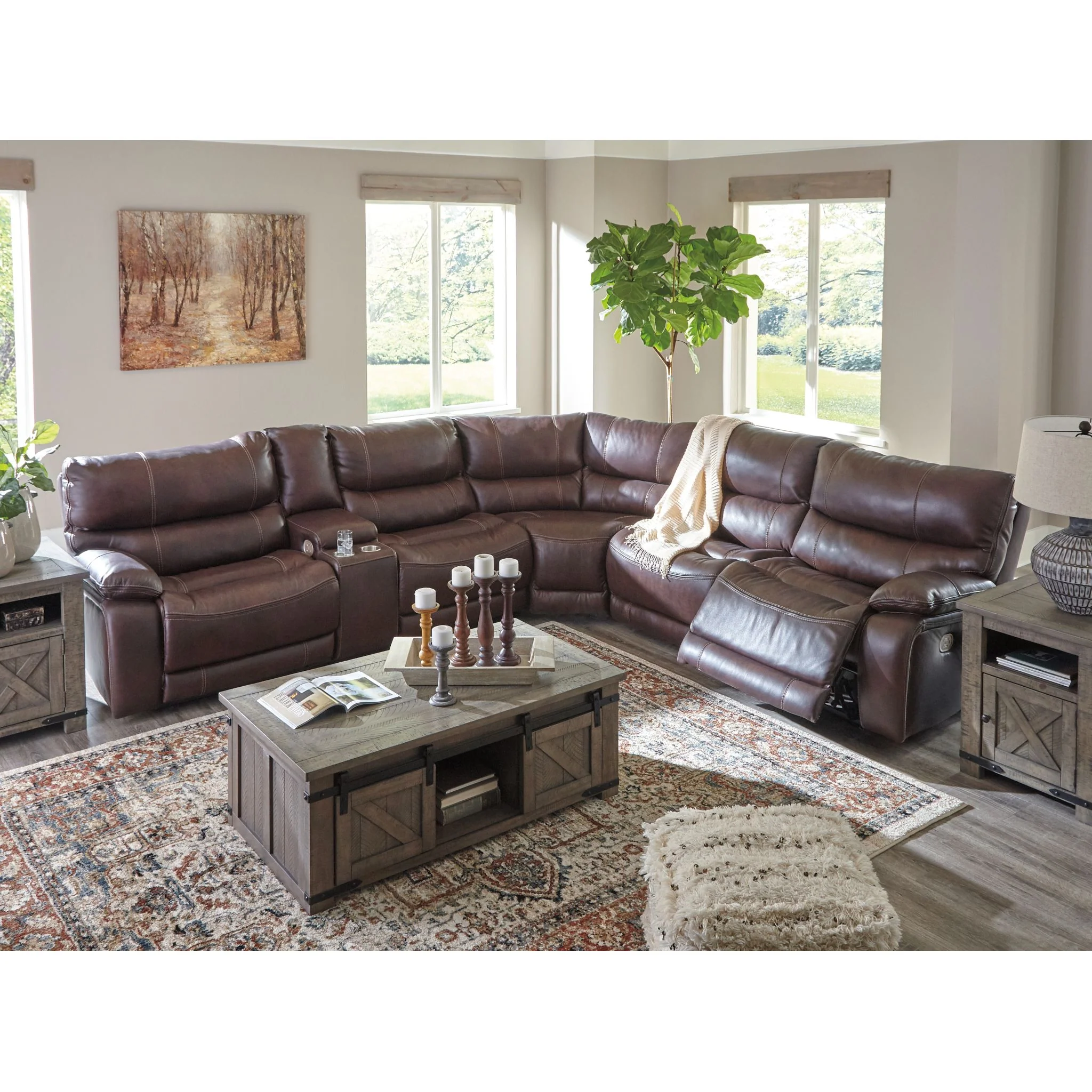 Muirfield 3 Piece Power Reclining Sectional - Image 9
