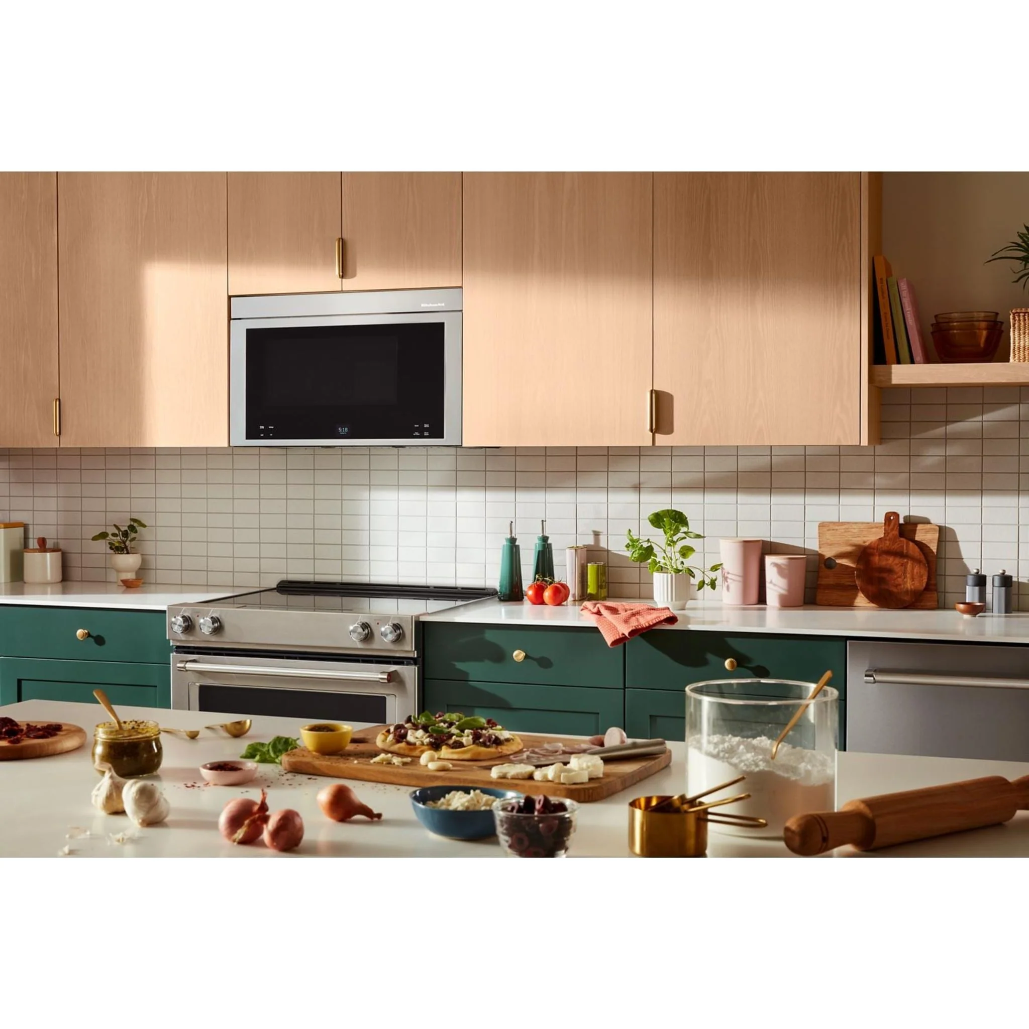KitchenAid Multifunction Flush Mount Over-the-Range Microwave Oven with Infrared Sensor Modes -PrintShield Stainless (YKMMF730PPS) - Image 13